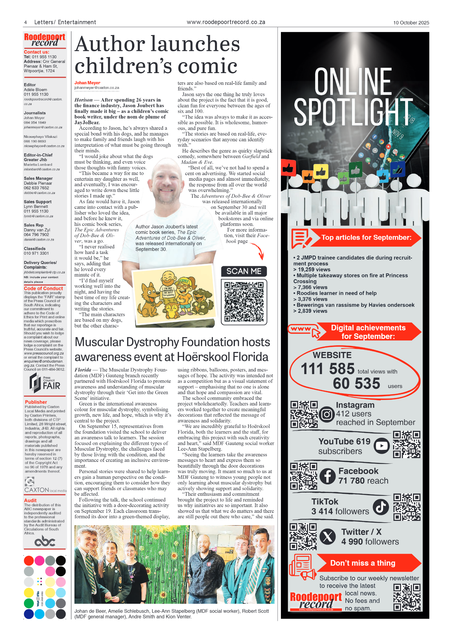 Roodepoort Record 10 October 2025 page 4