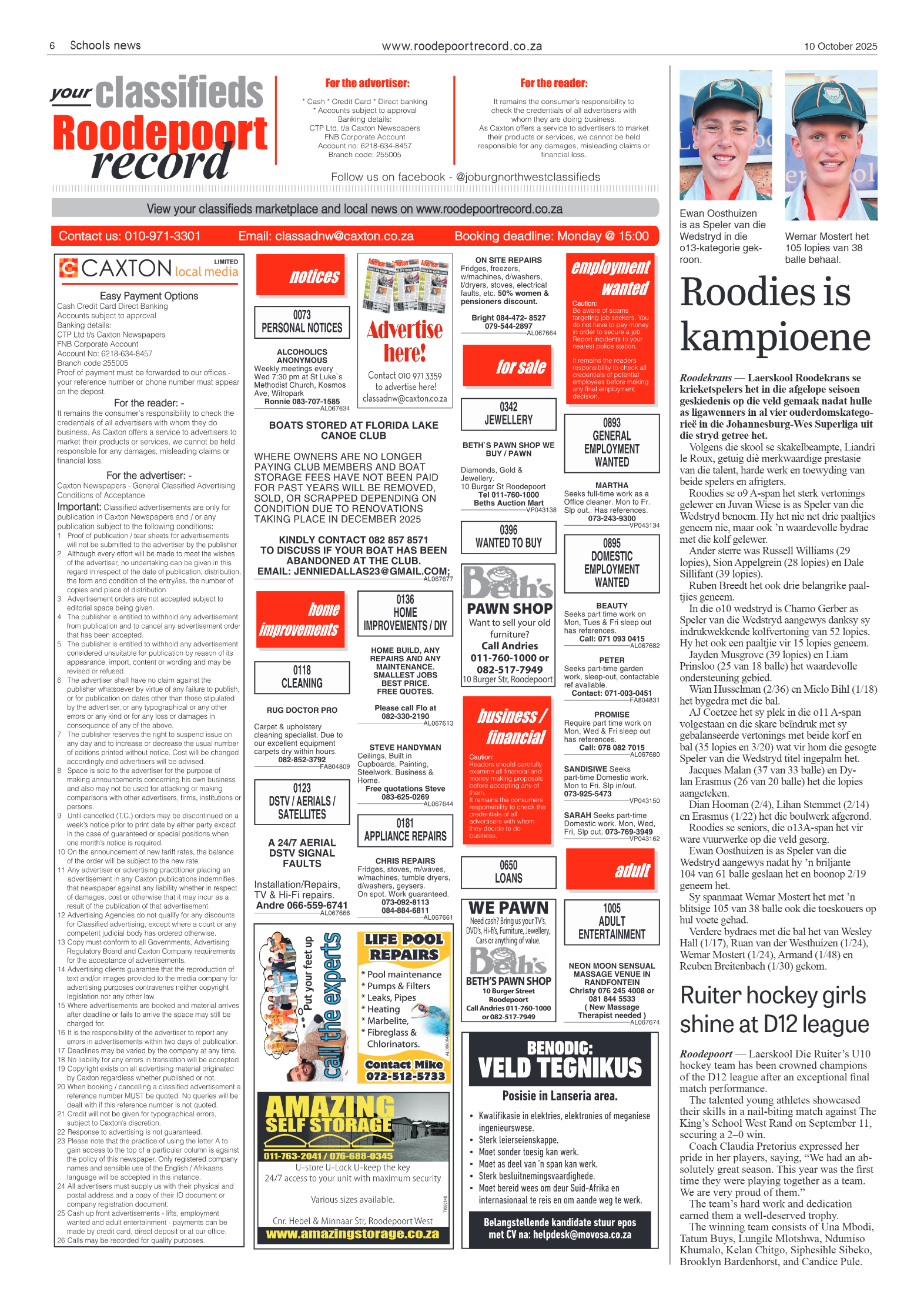 Roodepoort Record 10 October 2025 page 6