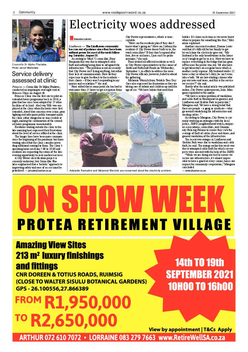 Roodepoort Record 10 September 2021 page 2