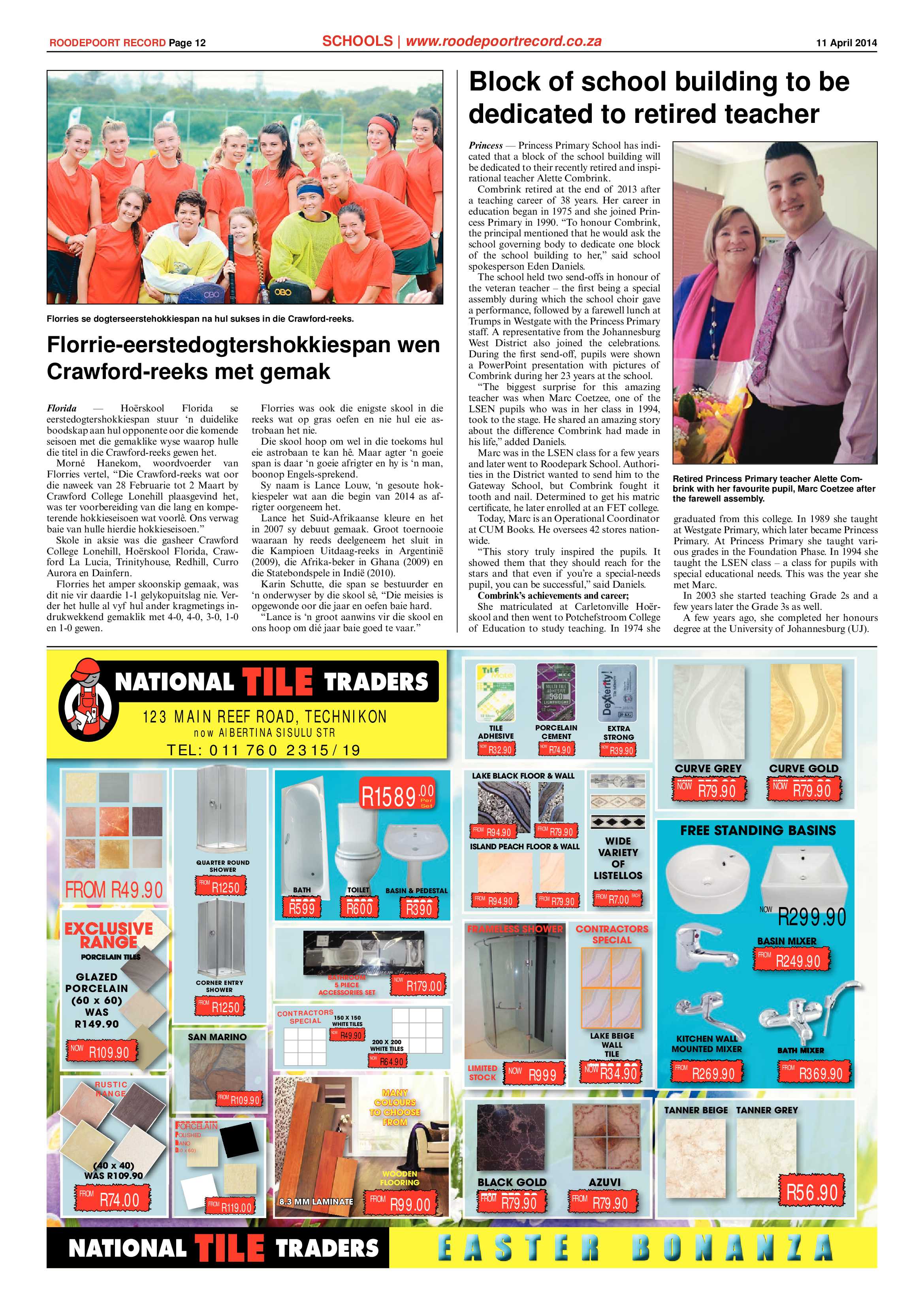 Roodepoort Record 11 April 2014 page 12