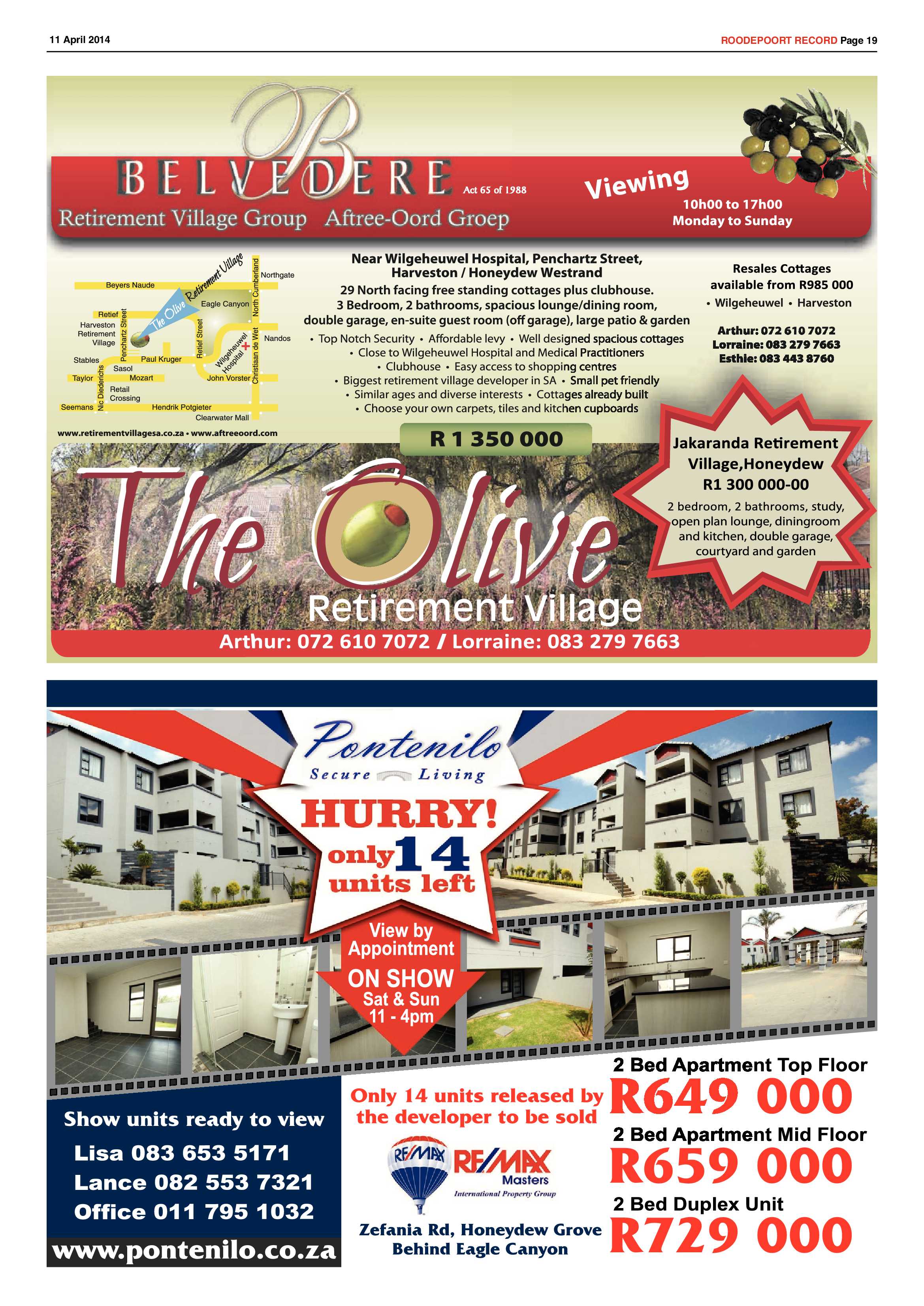 Roodepoort Record 11 April 2014 page 19