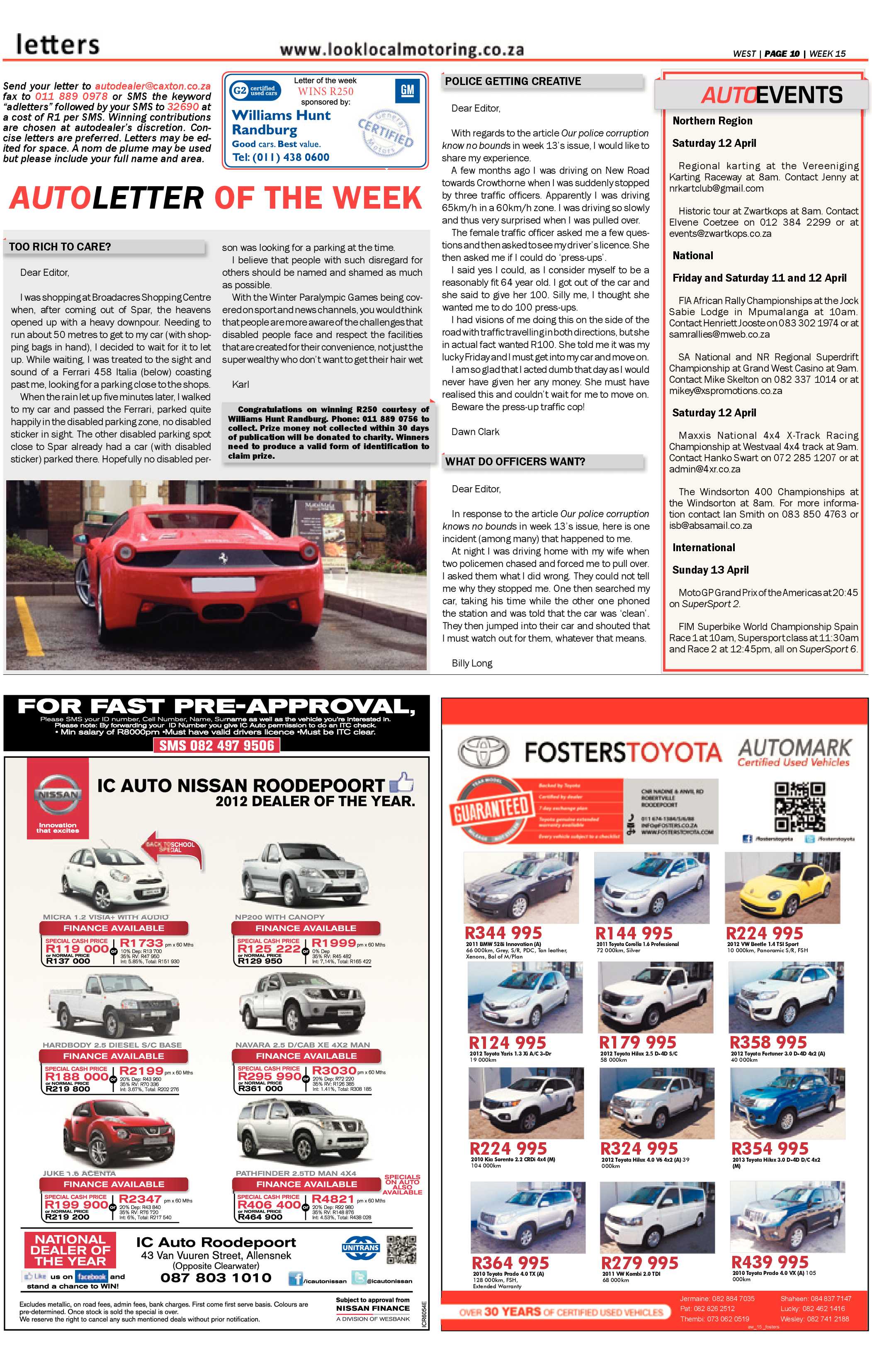 Roodepoort Record 11 April 2014 page 38