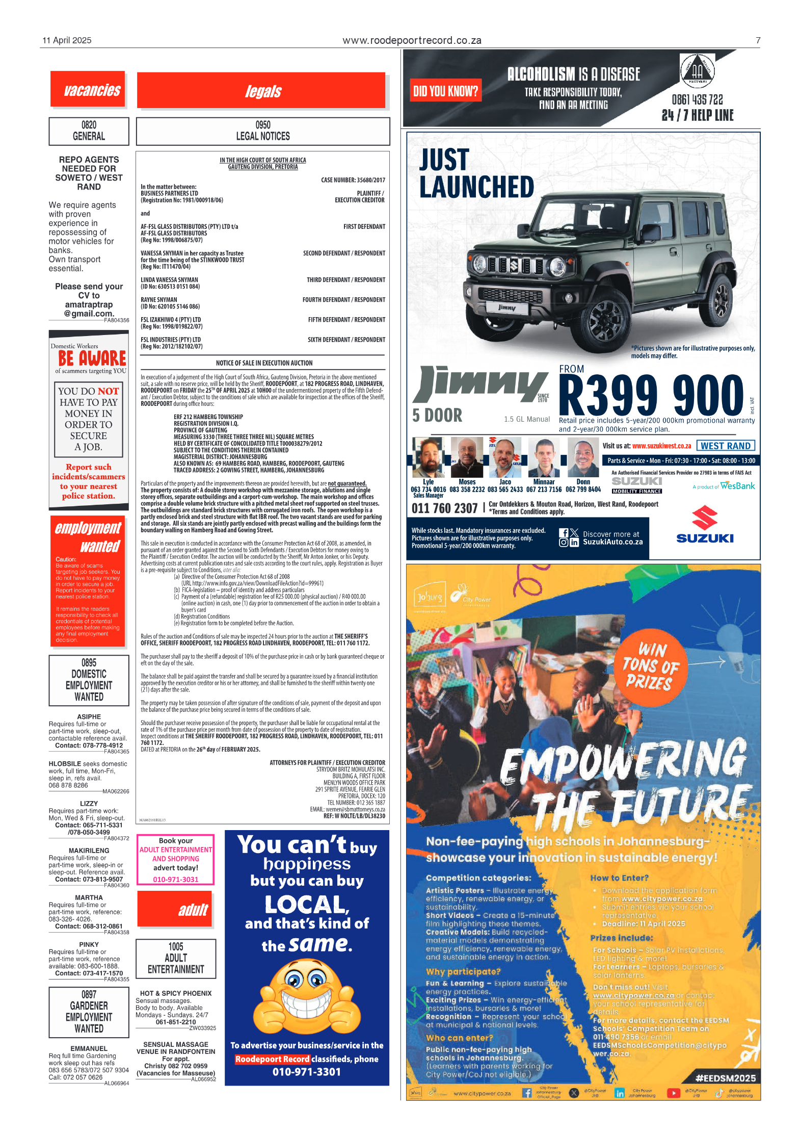 Roodepoort Record 11 April 2025 page 7