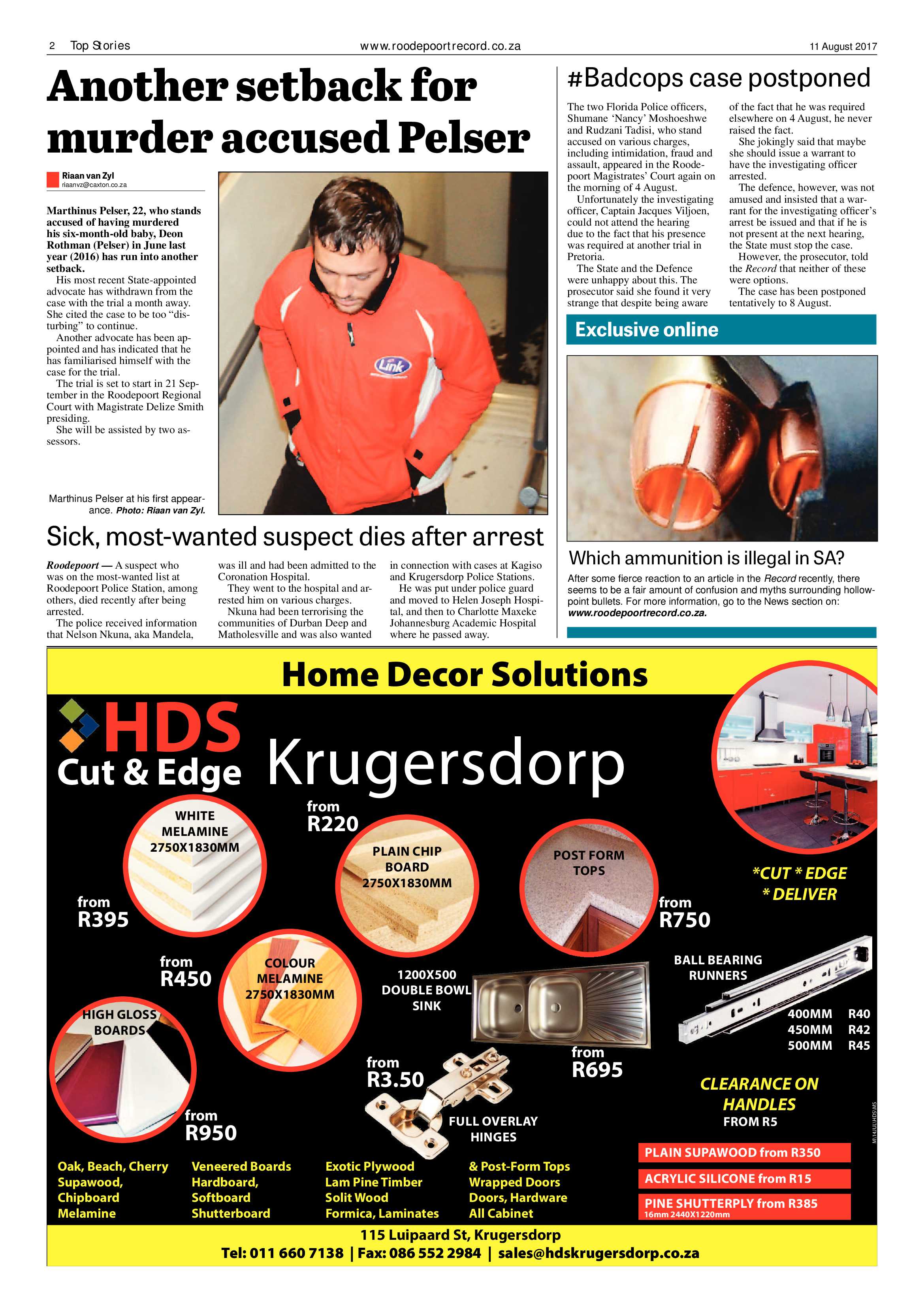 Roodepoort Record 11 August 2017 page 2