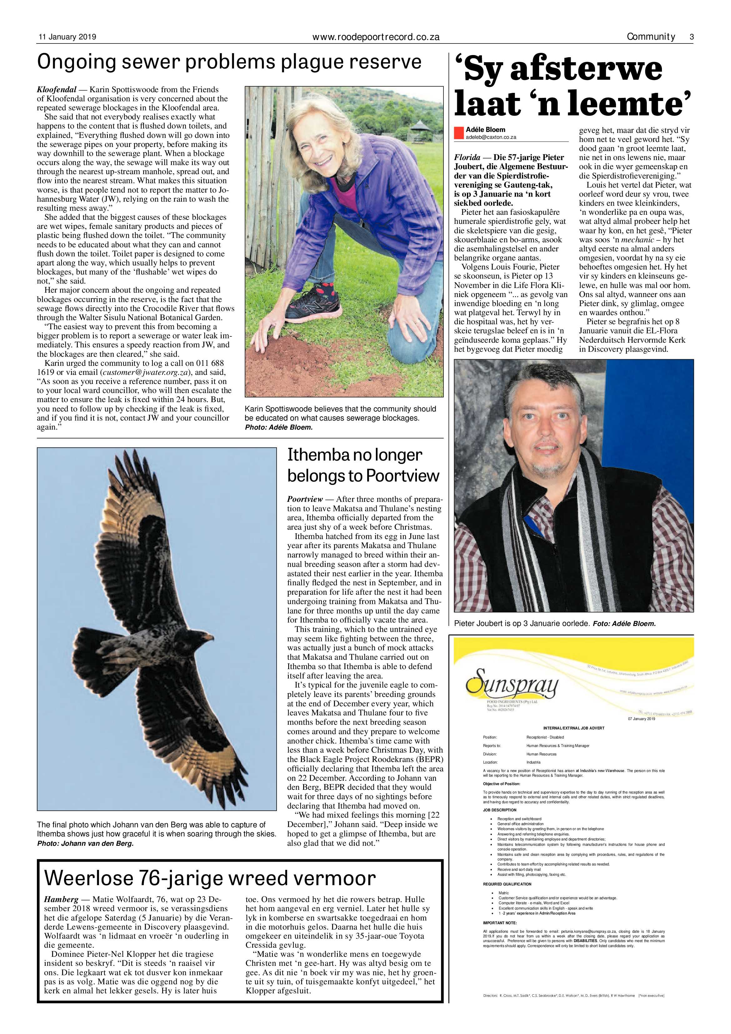Roodepoort Record 11 January 2019 page 3