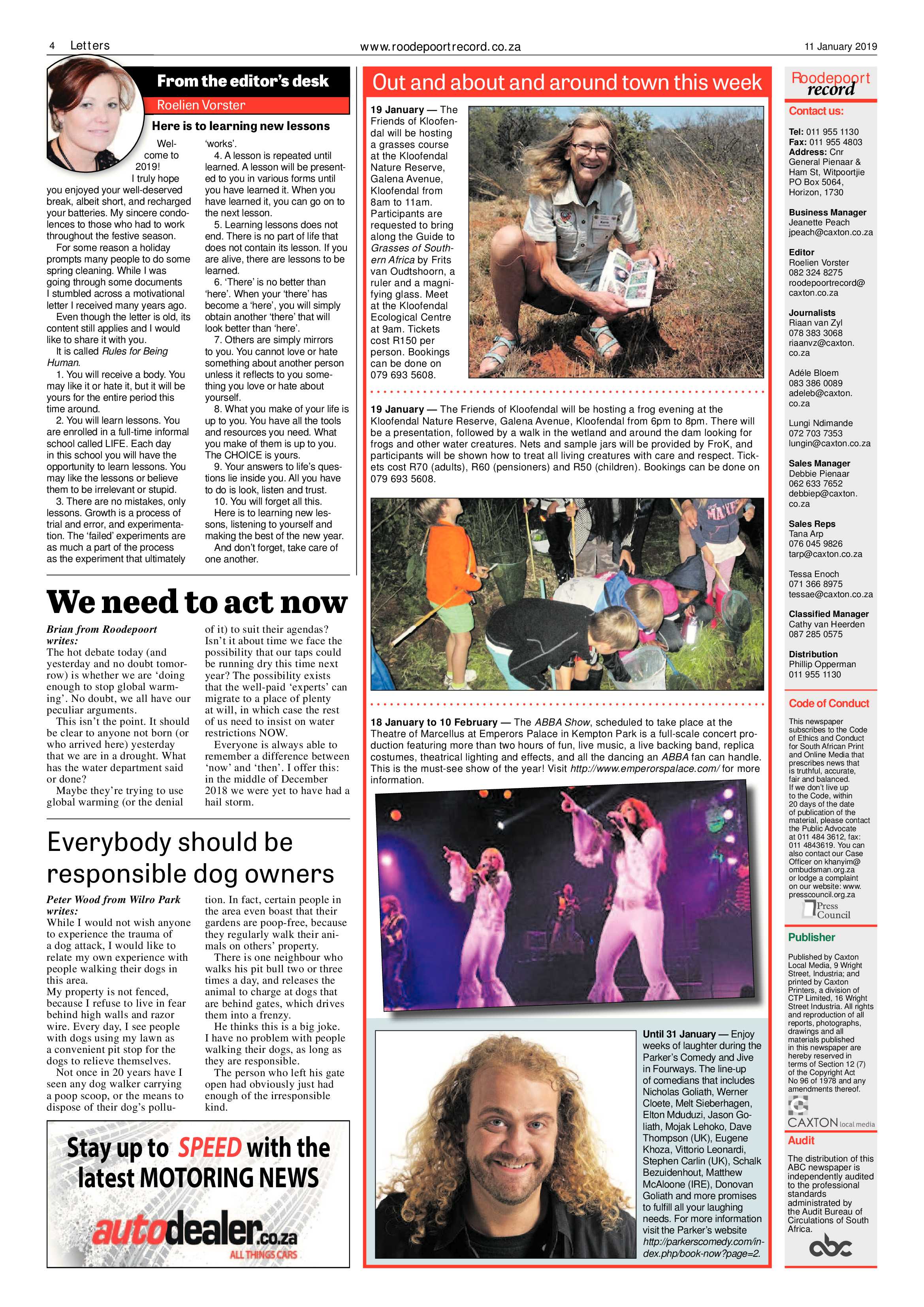 Roodepoort Record 11 January 2019 page 4