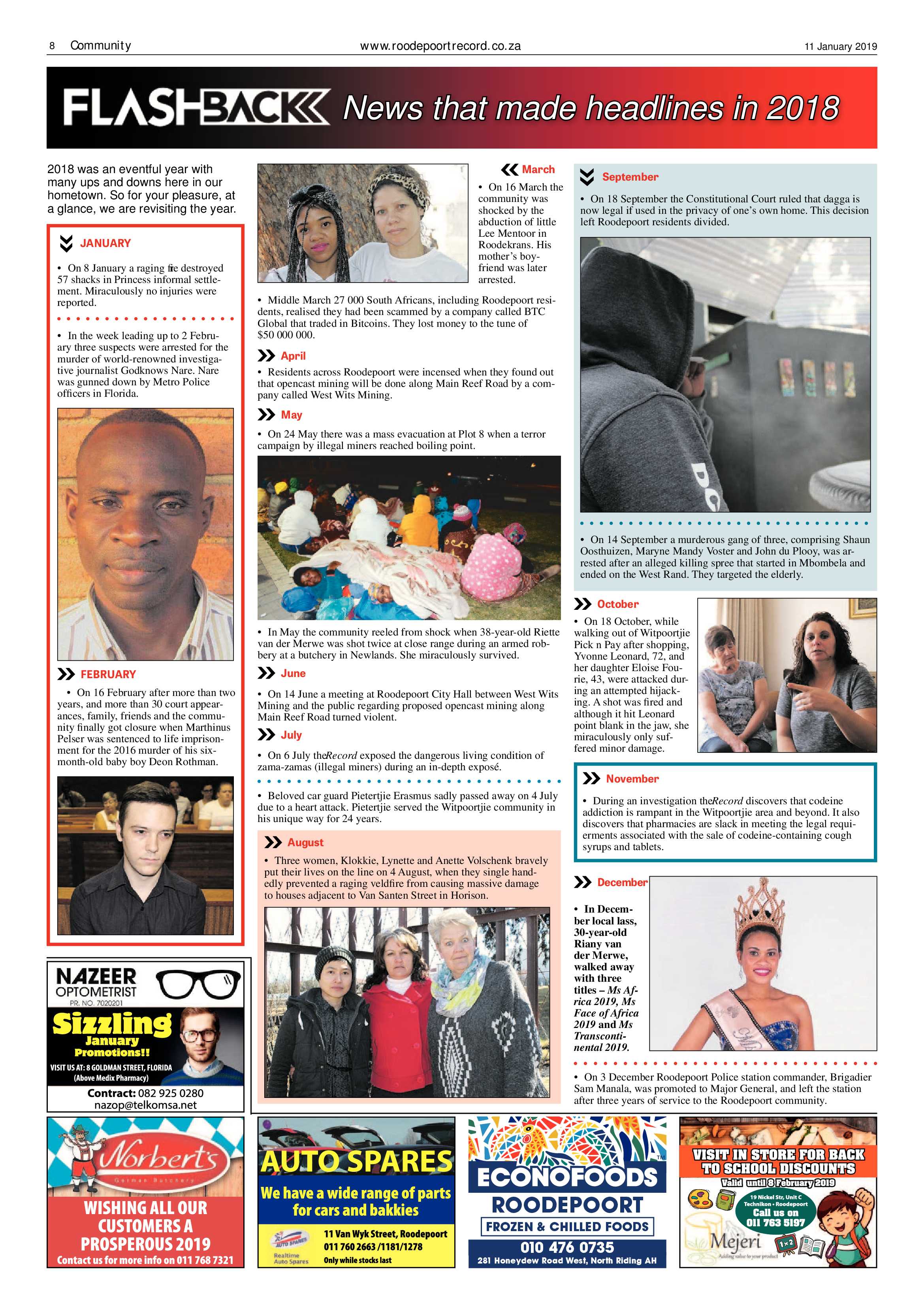 Roodepoort Record 11 January 2019 page 8