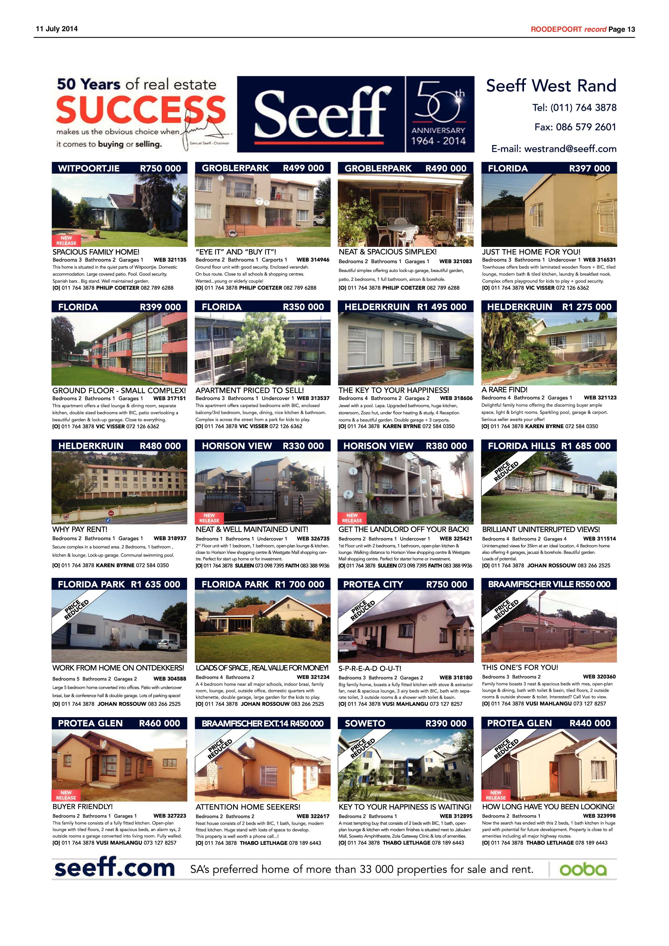 Roodepoort Record 11 July 2014 page 13