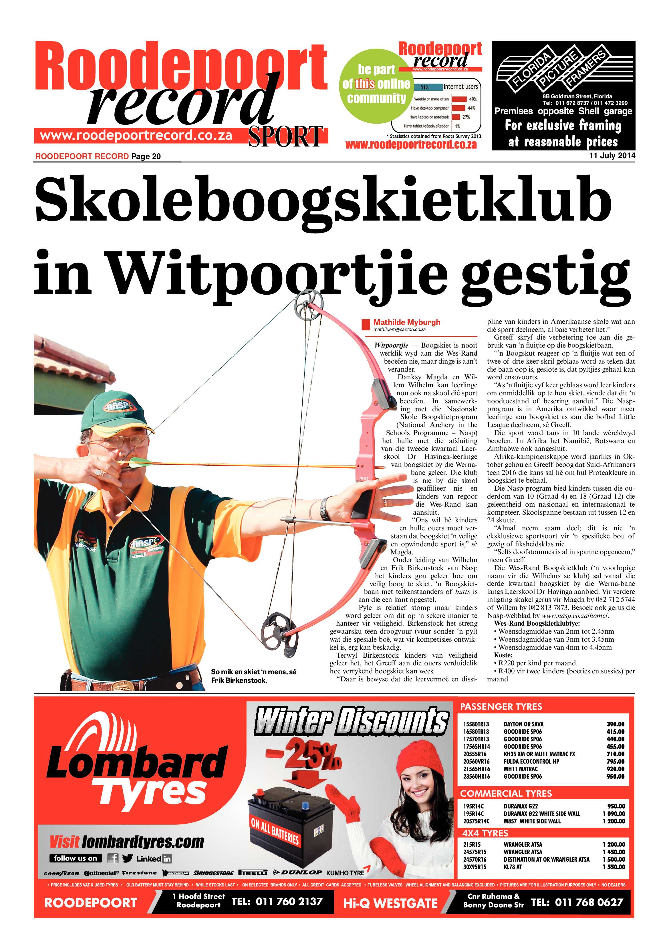 Roodepoort Record 11 July 2014 page 20