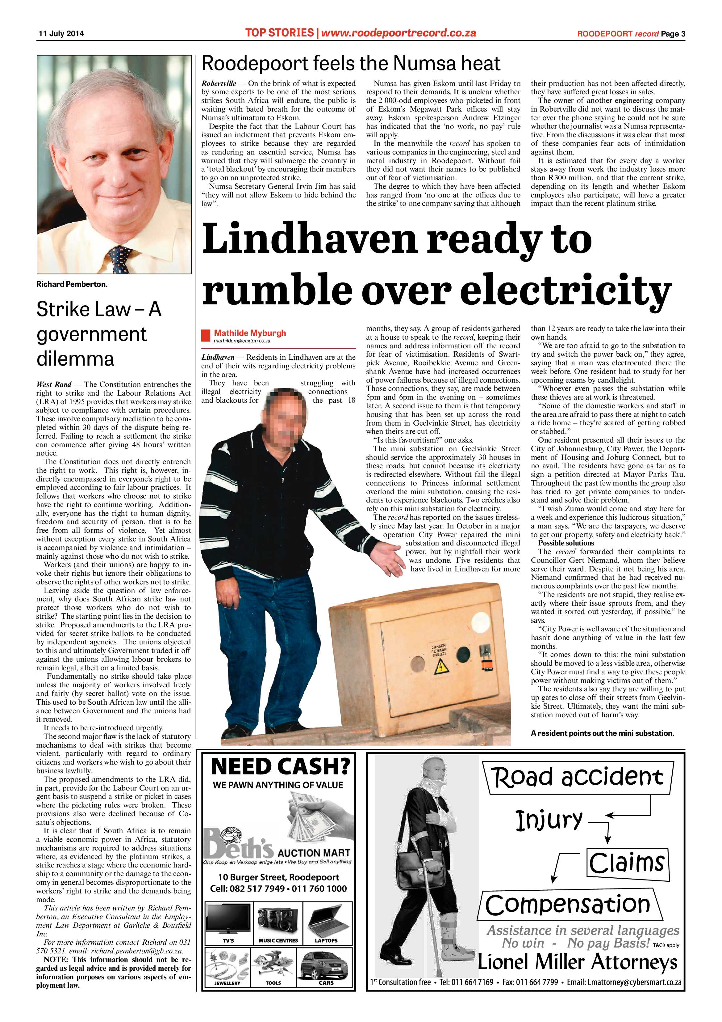 Roodepoort Record 11 July 2014 page 3