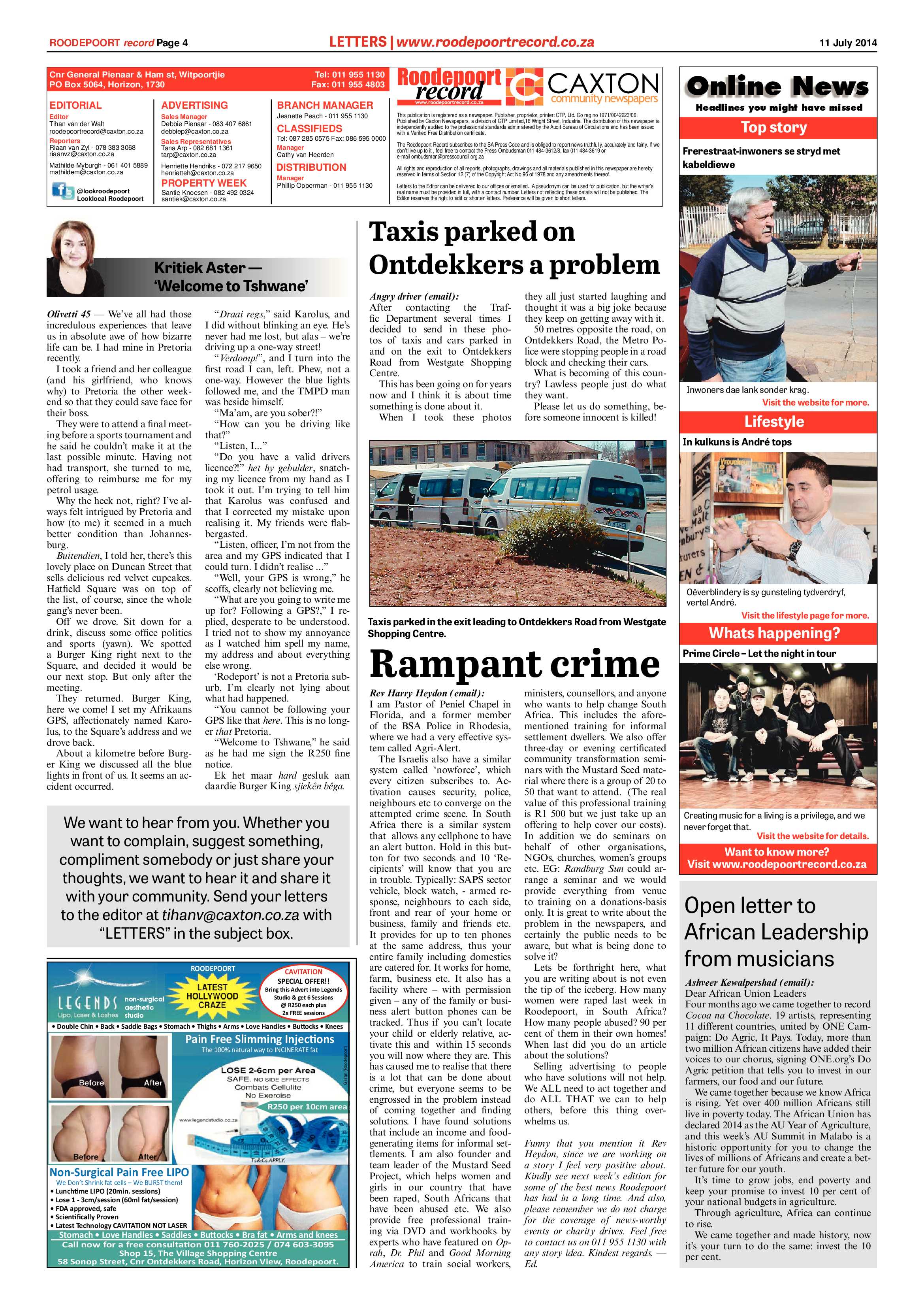 Roodepoort Record 11 July 2014 page 4