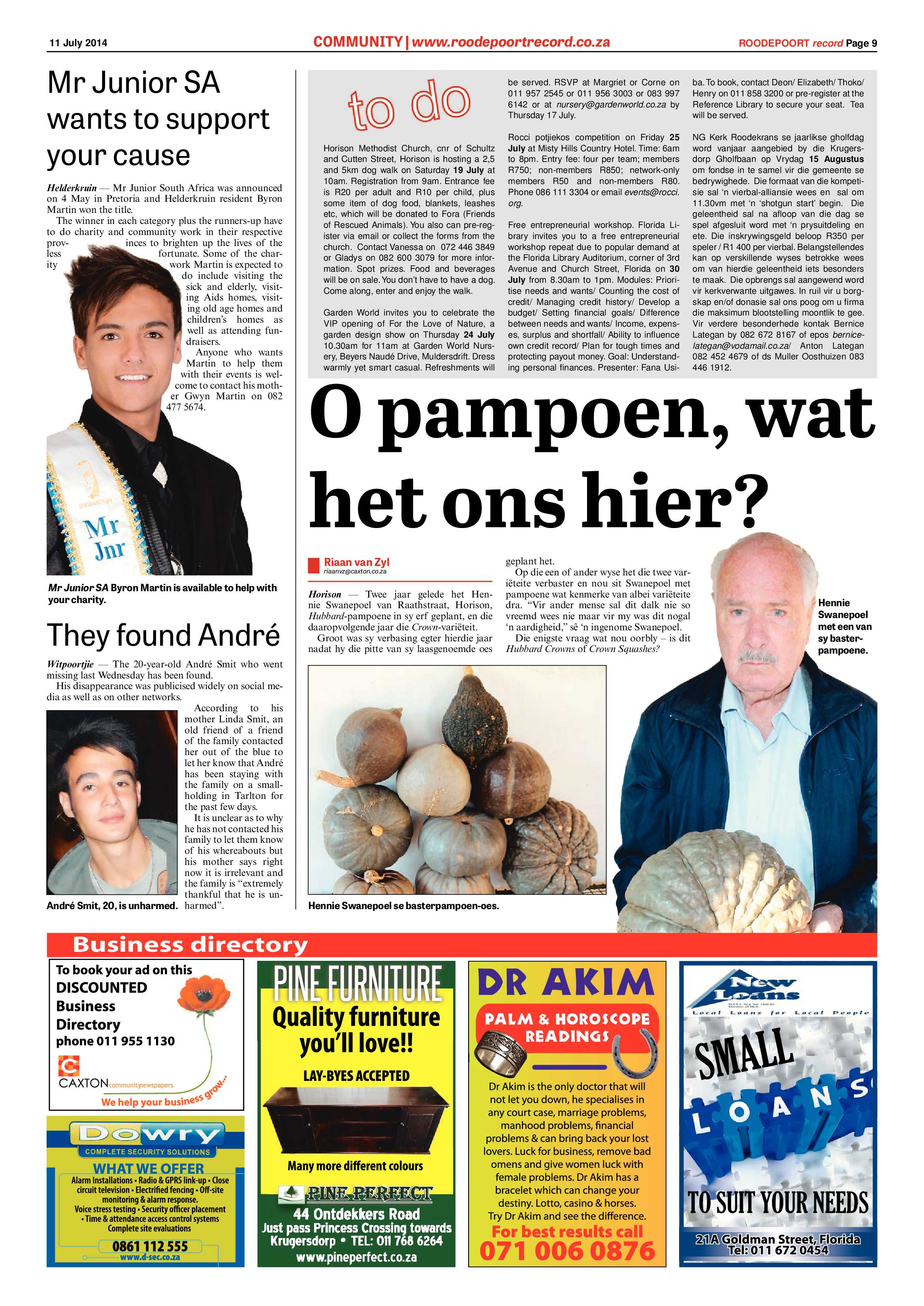 Roodepoort Record 11 July 2014 page 9
