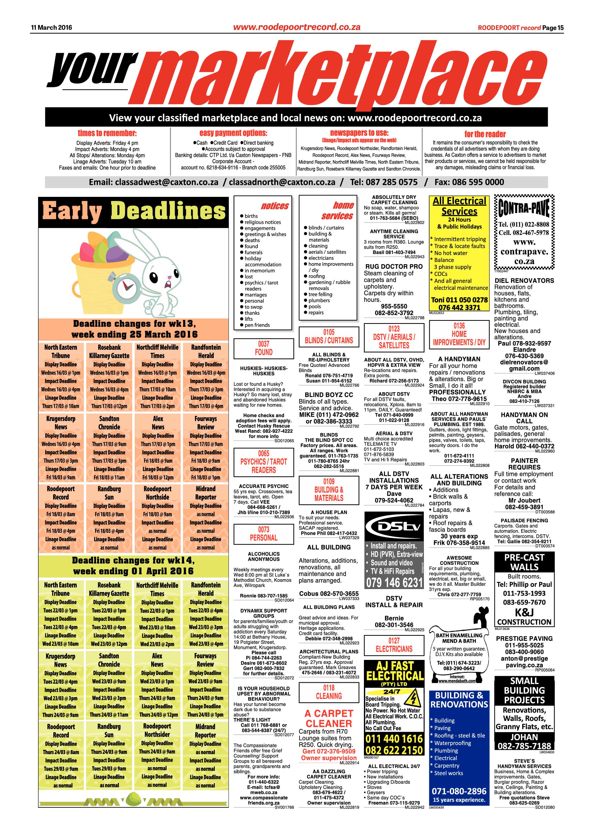 Roodepoort Record 11 March 2016 page 15