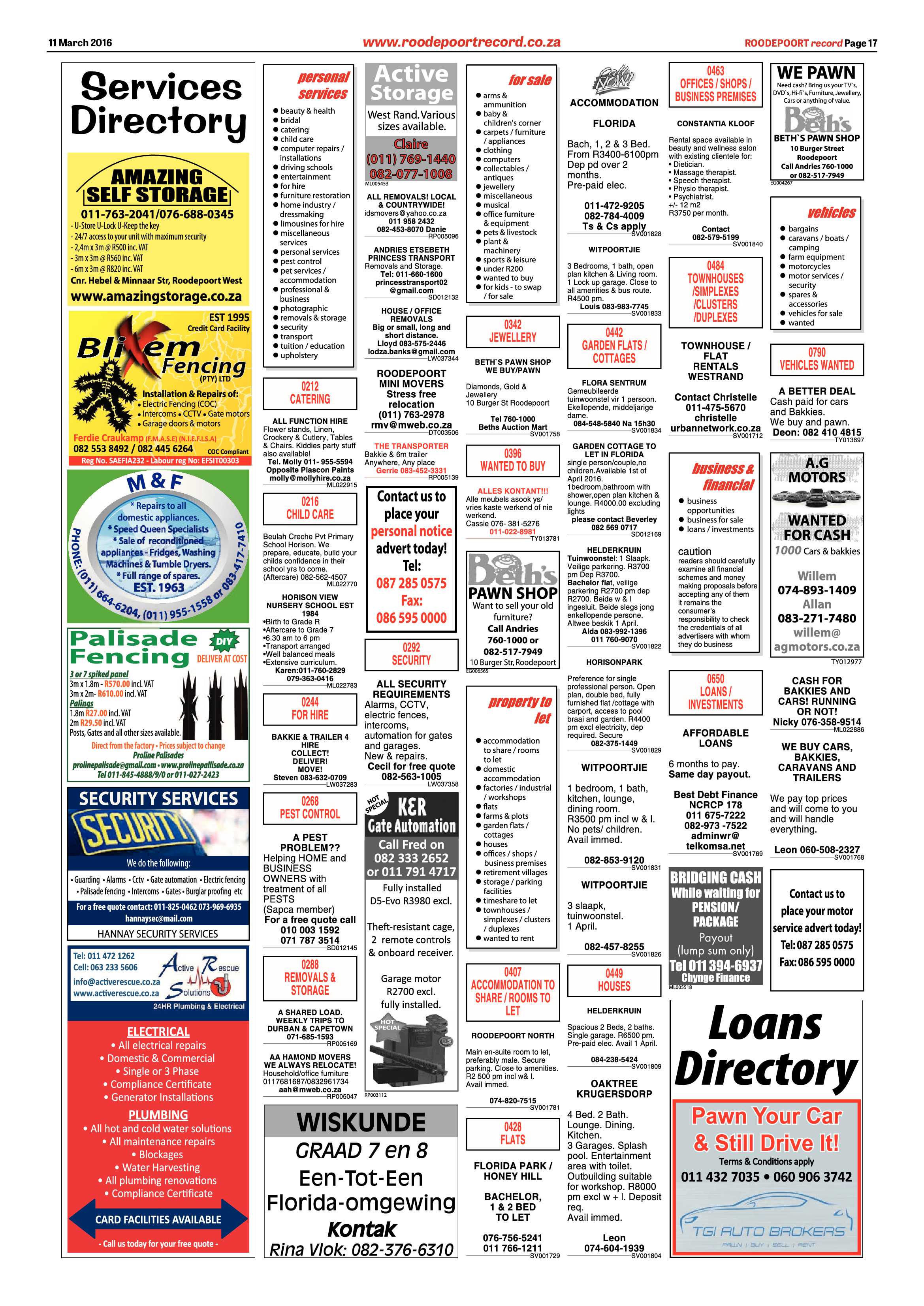 Roodepoort Record 11 March 2016 page 17