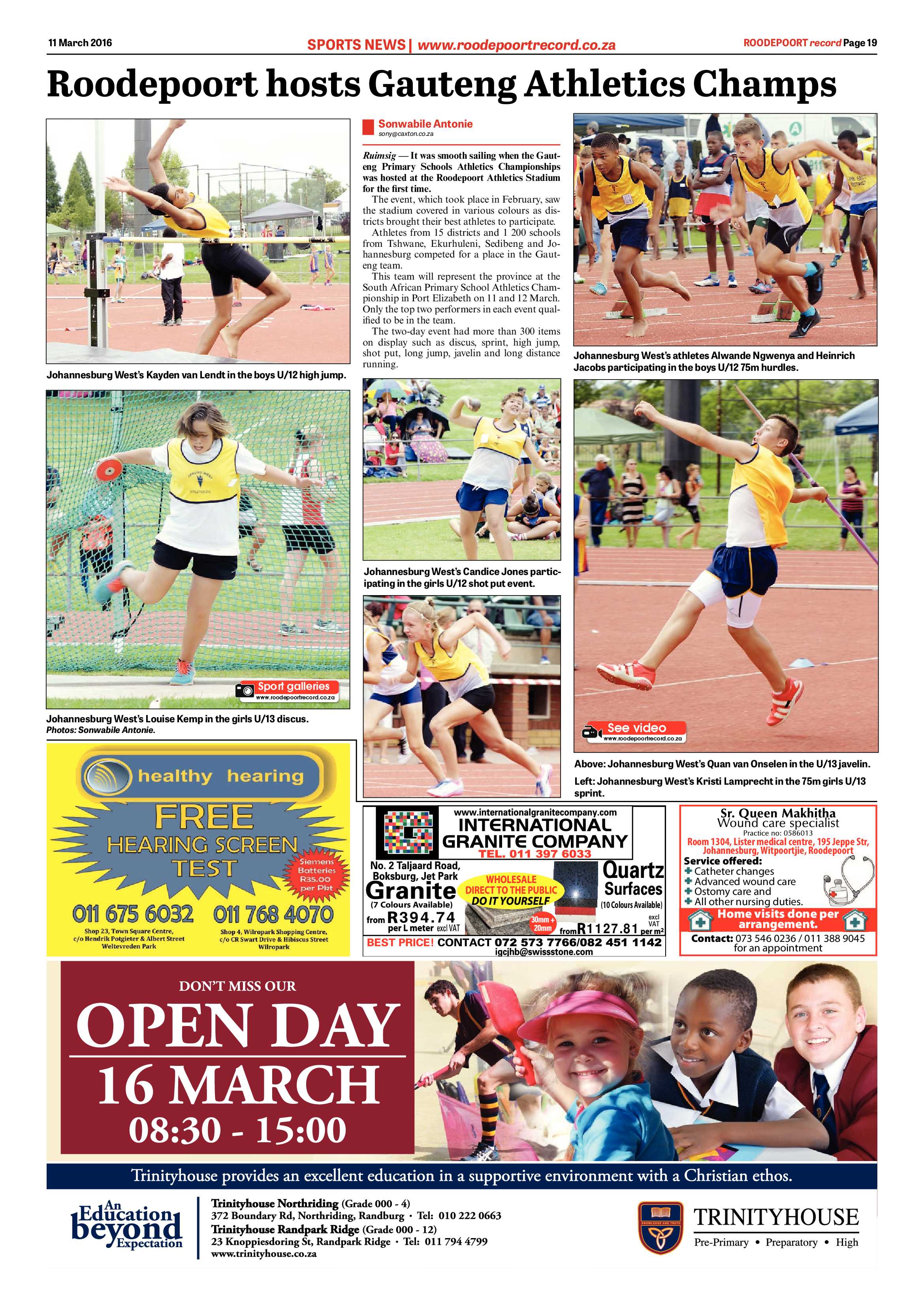 Roodepoort Record 11 March 2016 page 19