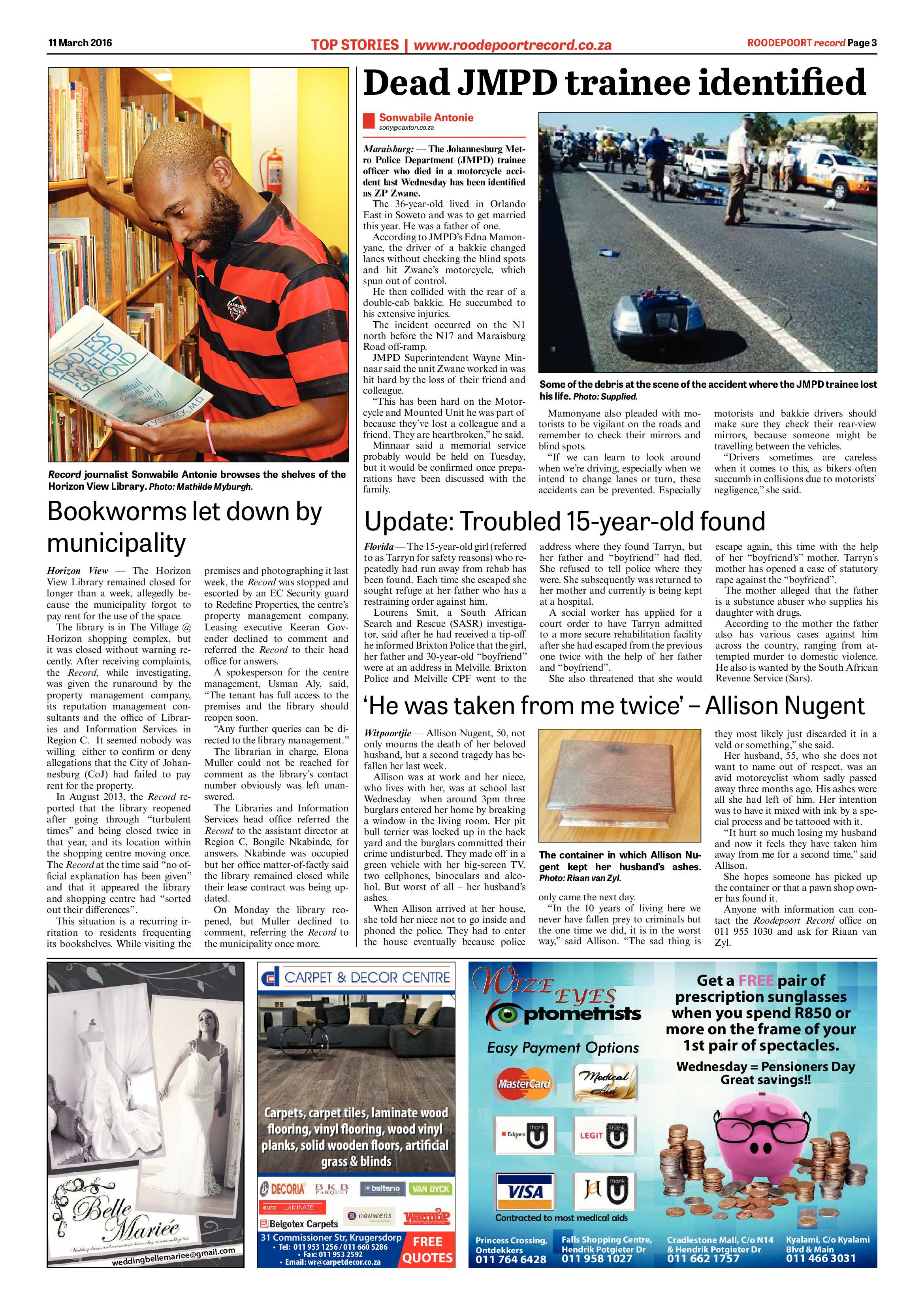 Roodepoort Record 11 March 2016 page 3