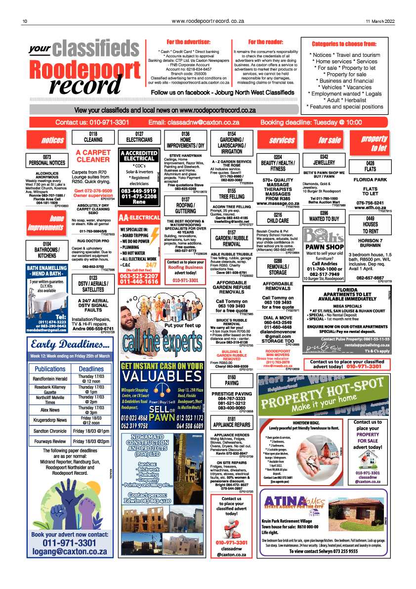 Roodepoort Record 11 March 2022 page 10