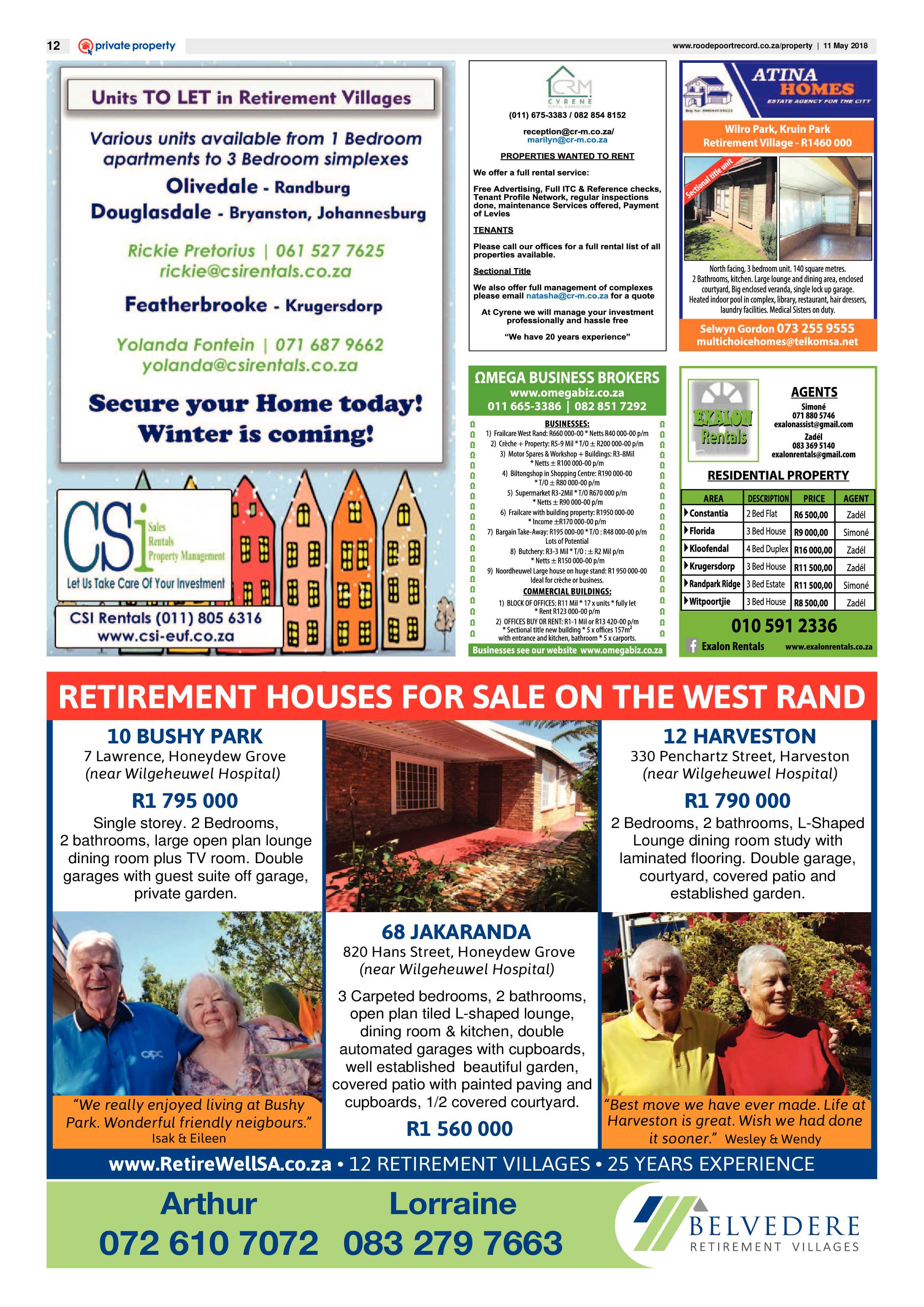 Roodepoort Record 11 May 2018 page 12