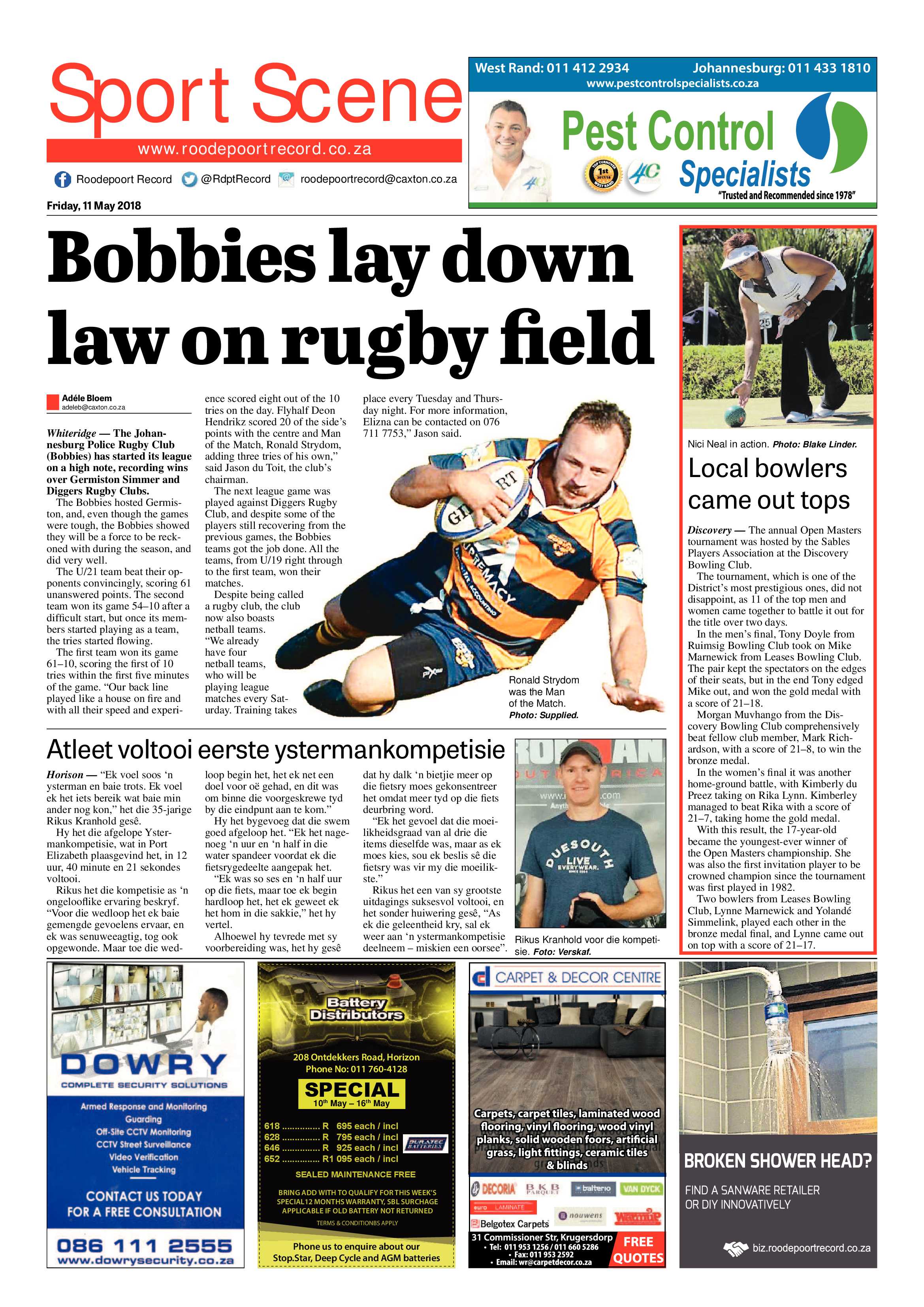Roodepoort Record 11 May 2018 page 20