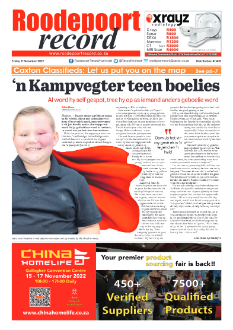 Roodepoort Record 11 November 2022