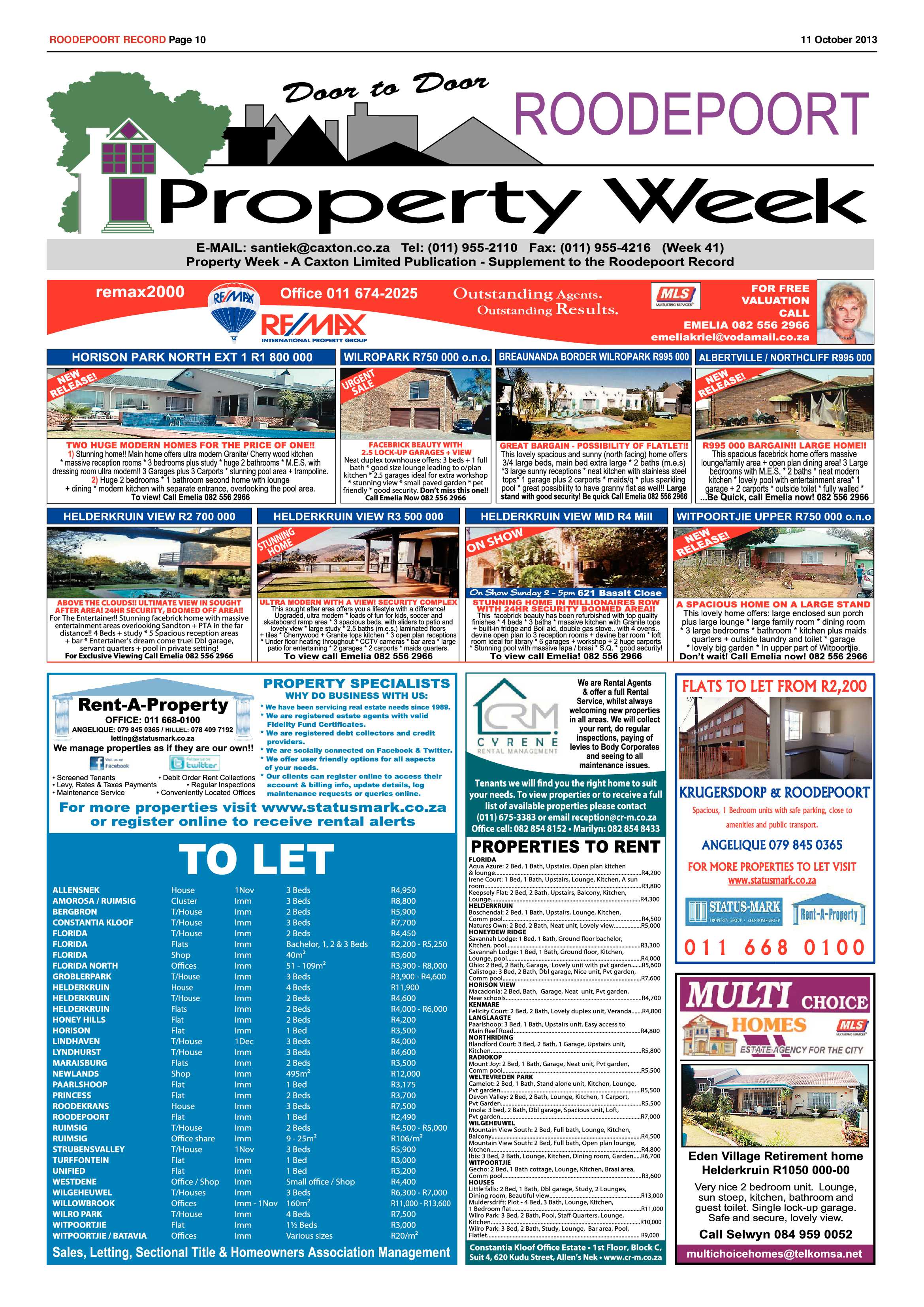 Roodepoort Record 11 October 2013 page 10