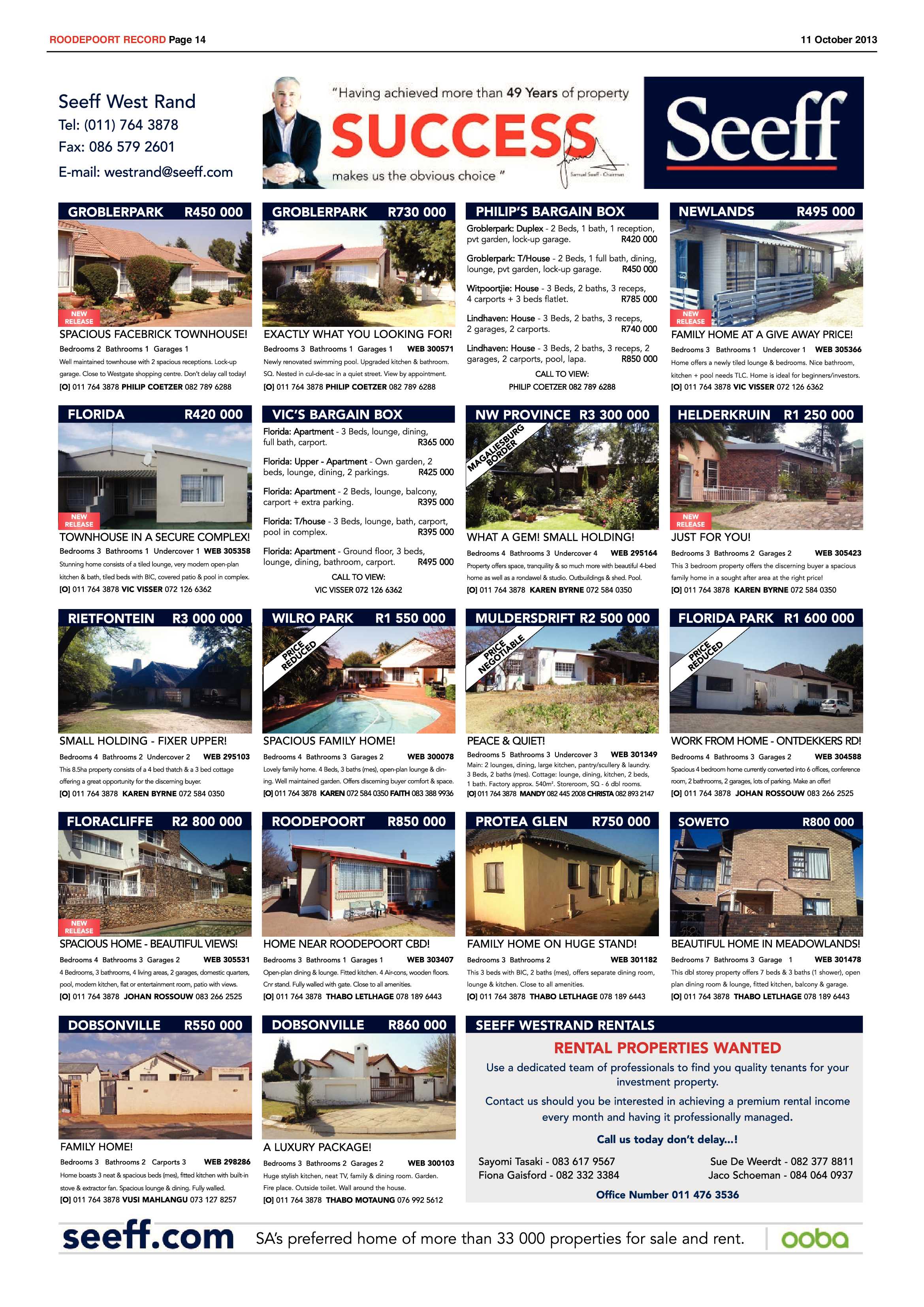 Roodepoort Record 11 October 2013 page 14