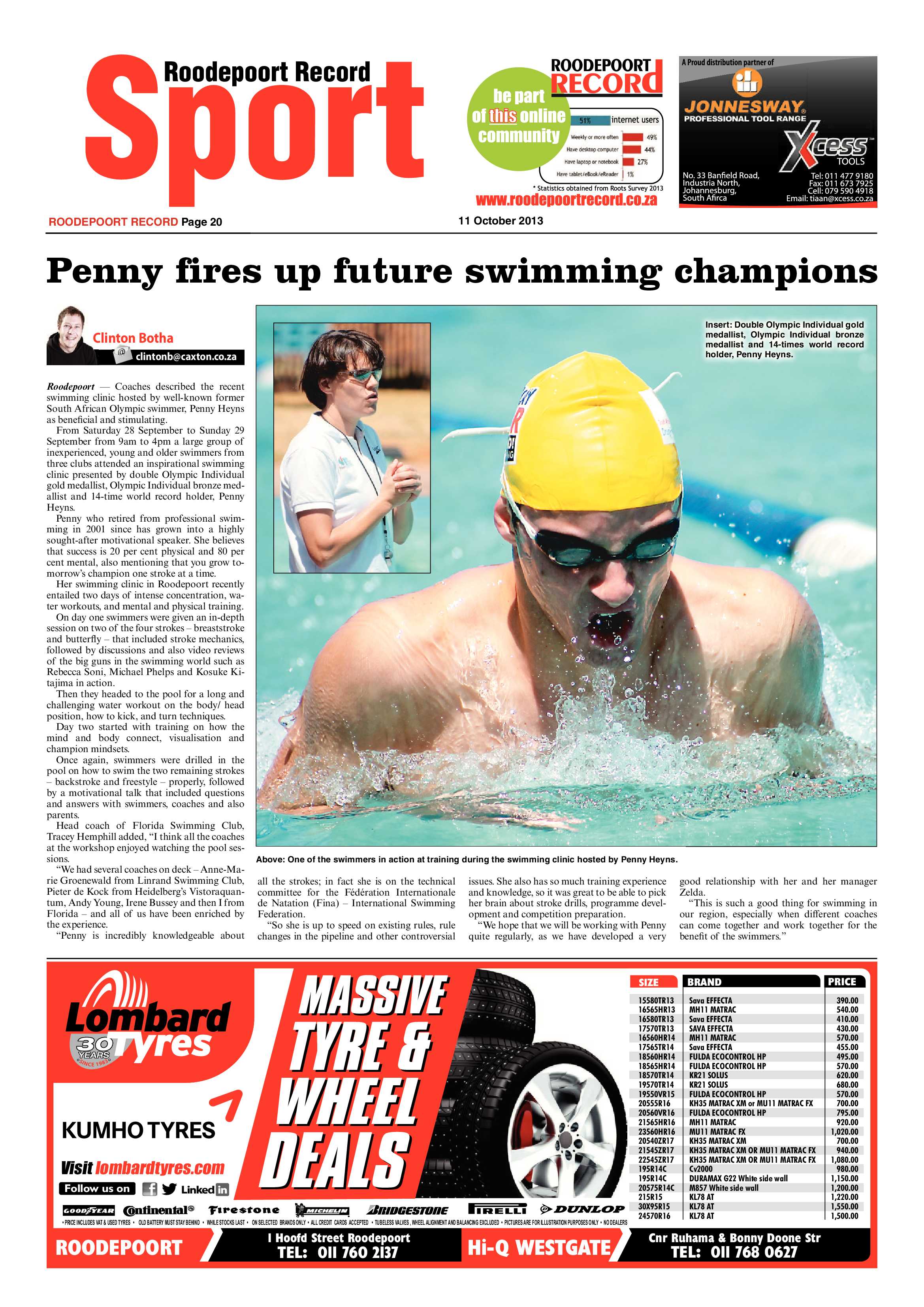 Roodepoort Record 11 October 2013 page 20