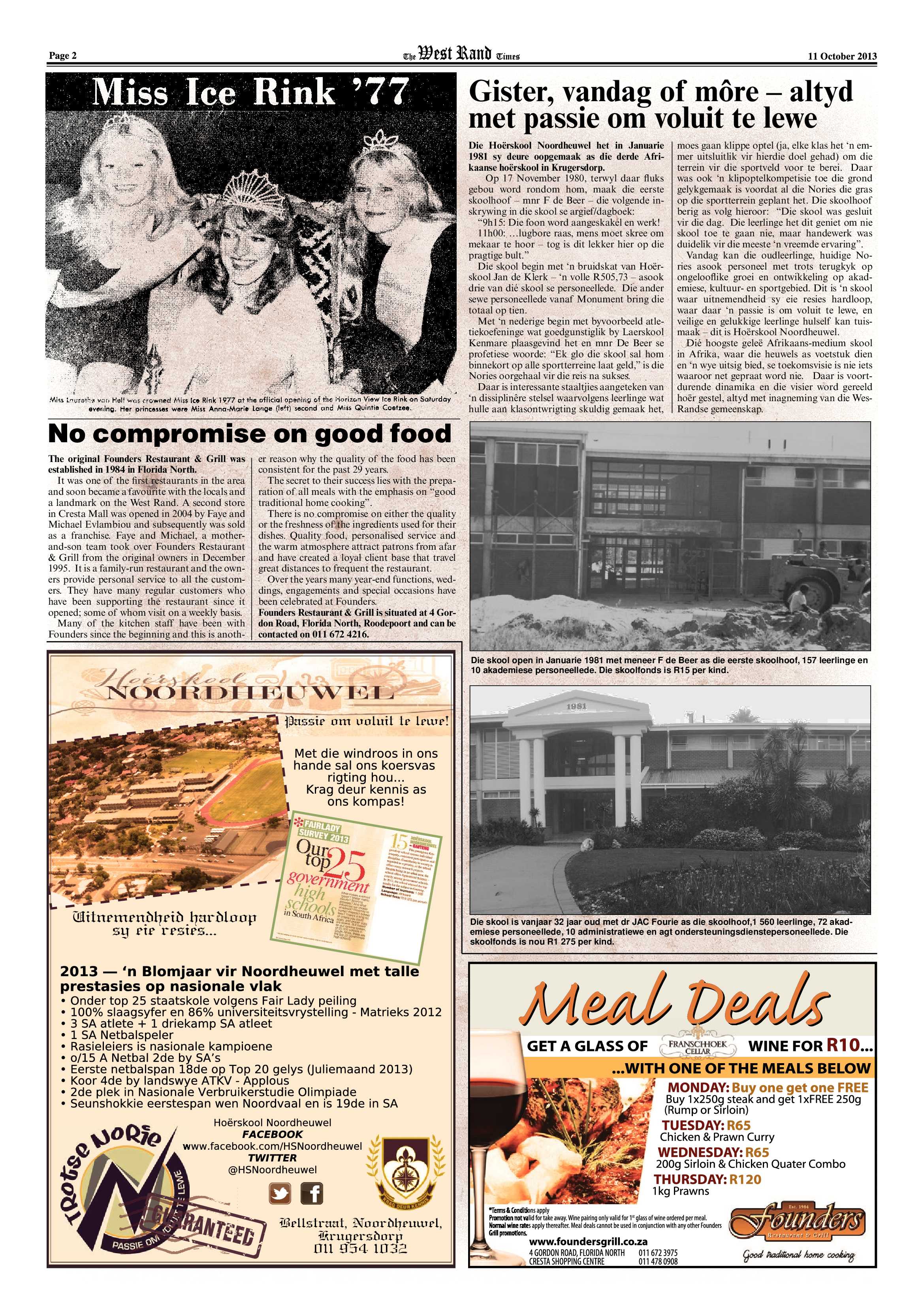 Roodepoort Record 11 October 2013 page 22