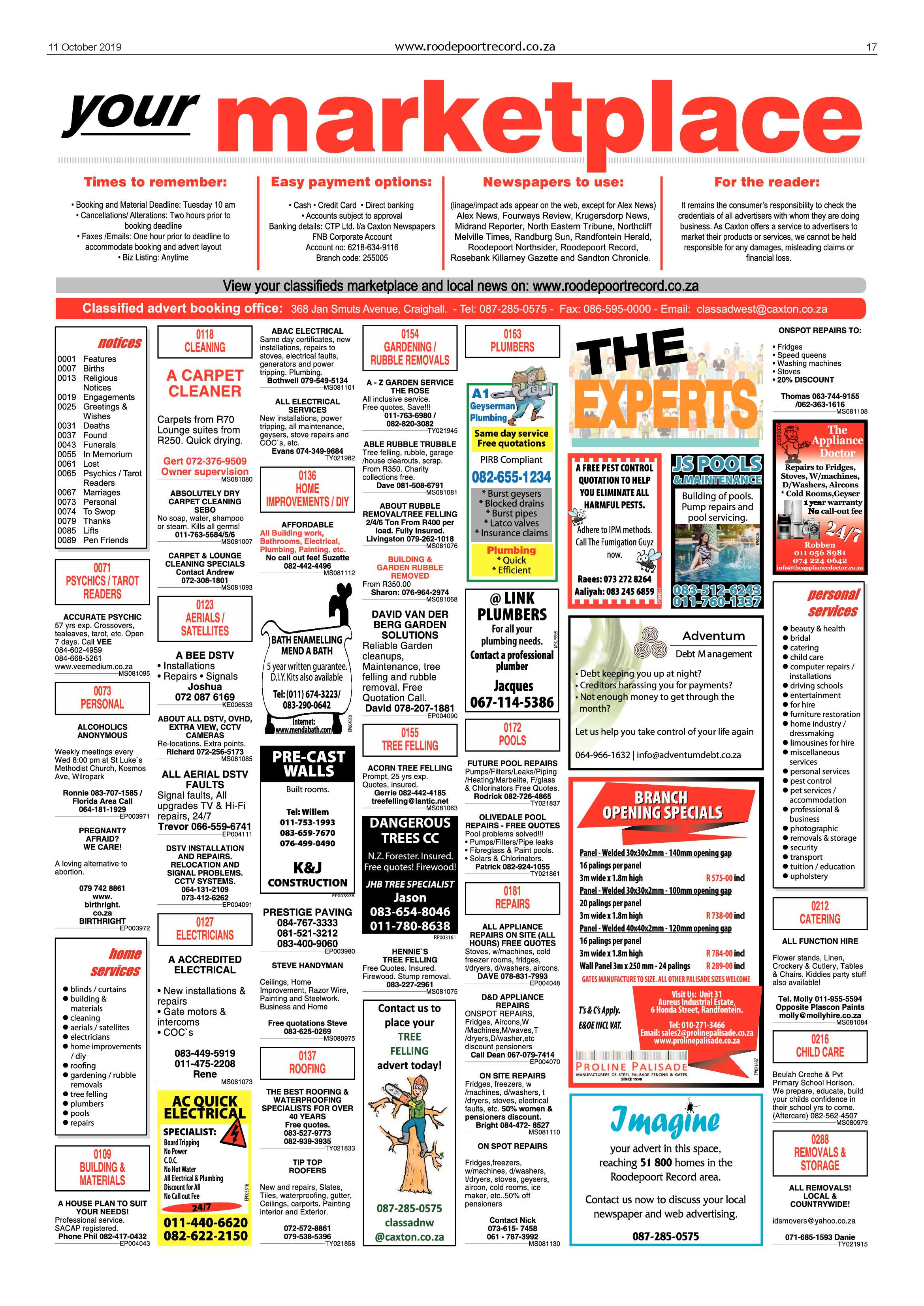 Roodepoort Record 11 October 2019 page 17