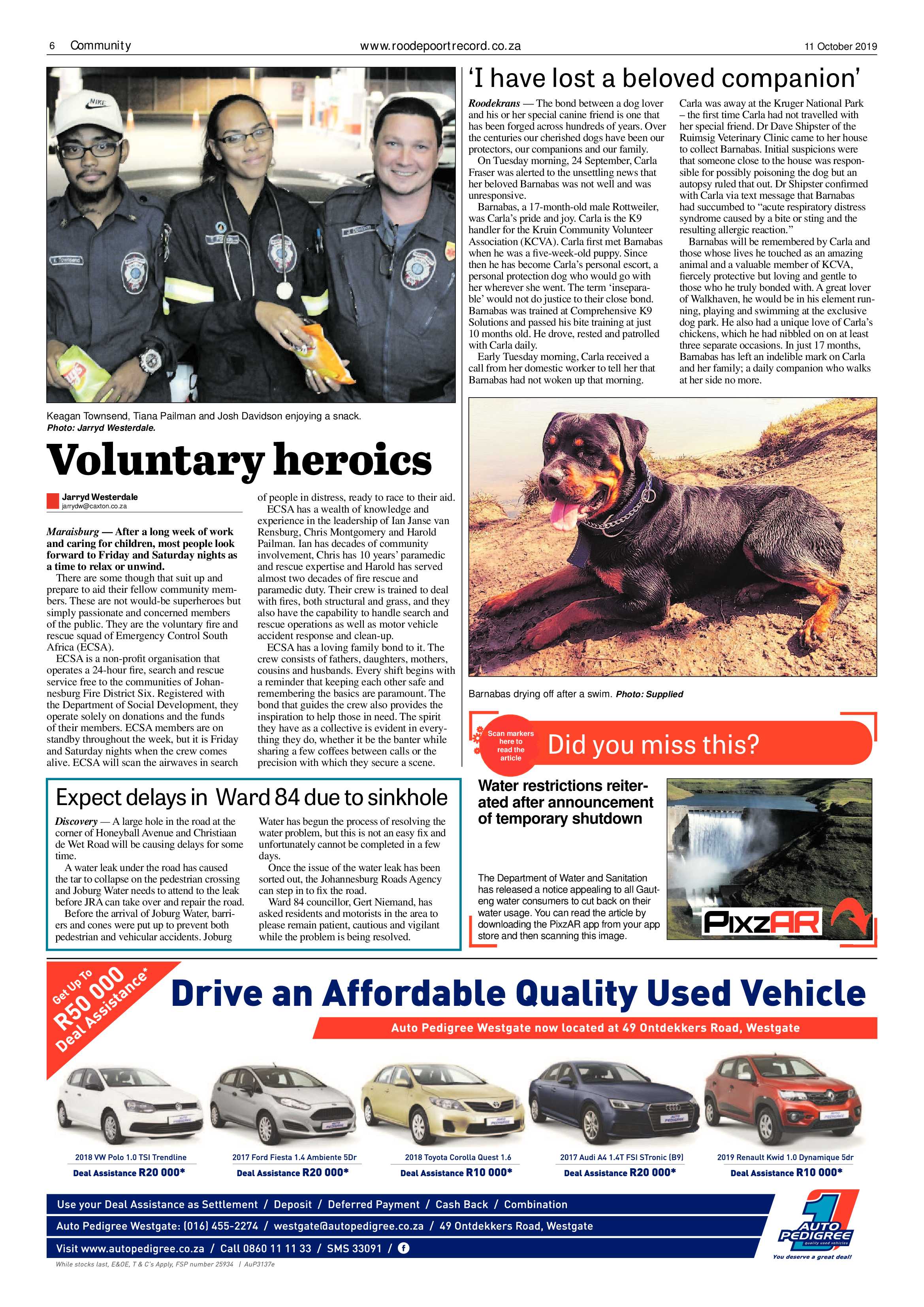 Roodepoort Record 11 October 2019 page 6