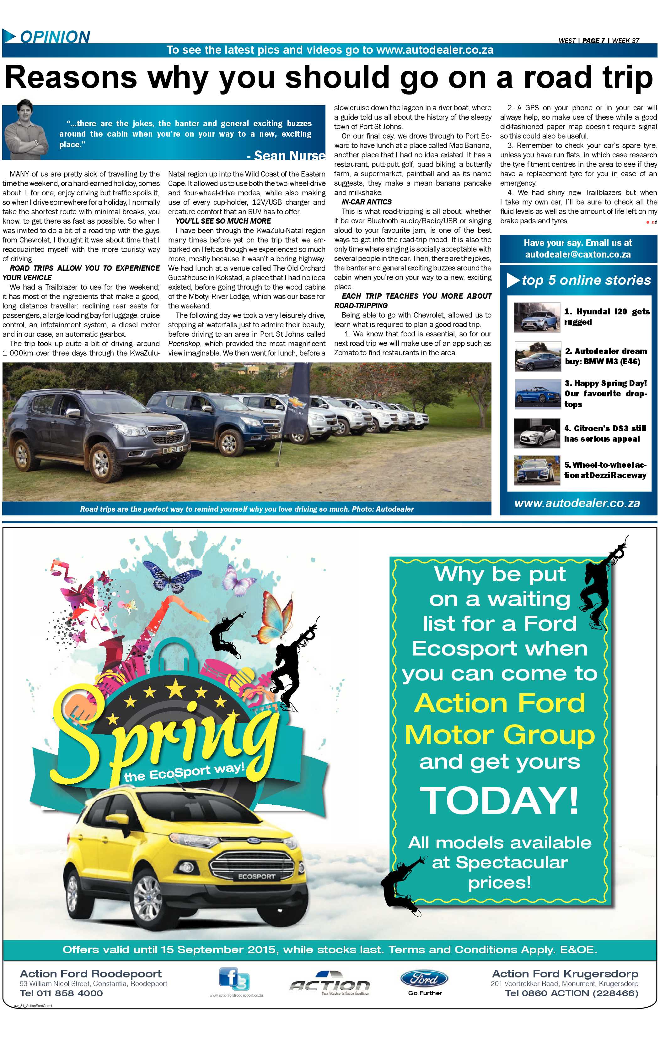 Roodepoort Record 11 September 2015 page 19