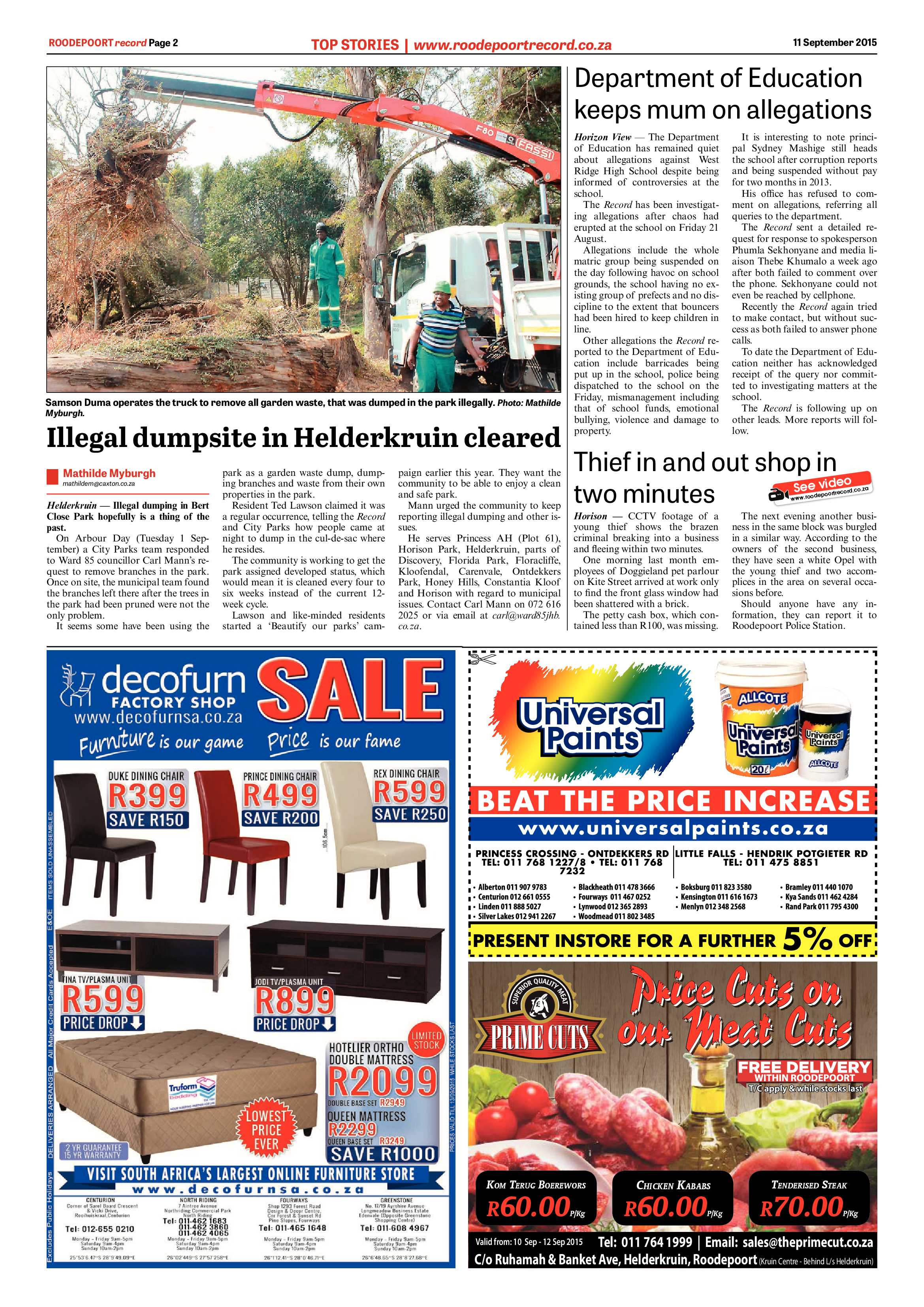 Roodepoort Record 11 September 2015 page 2