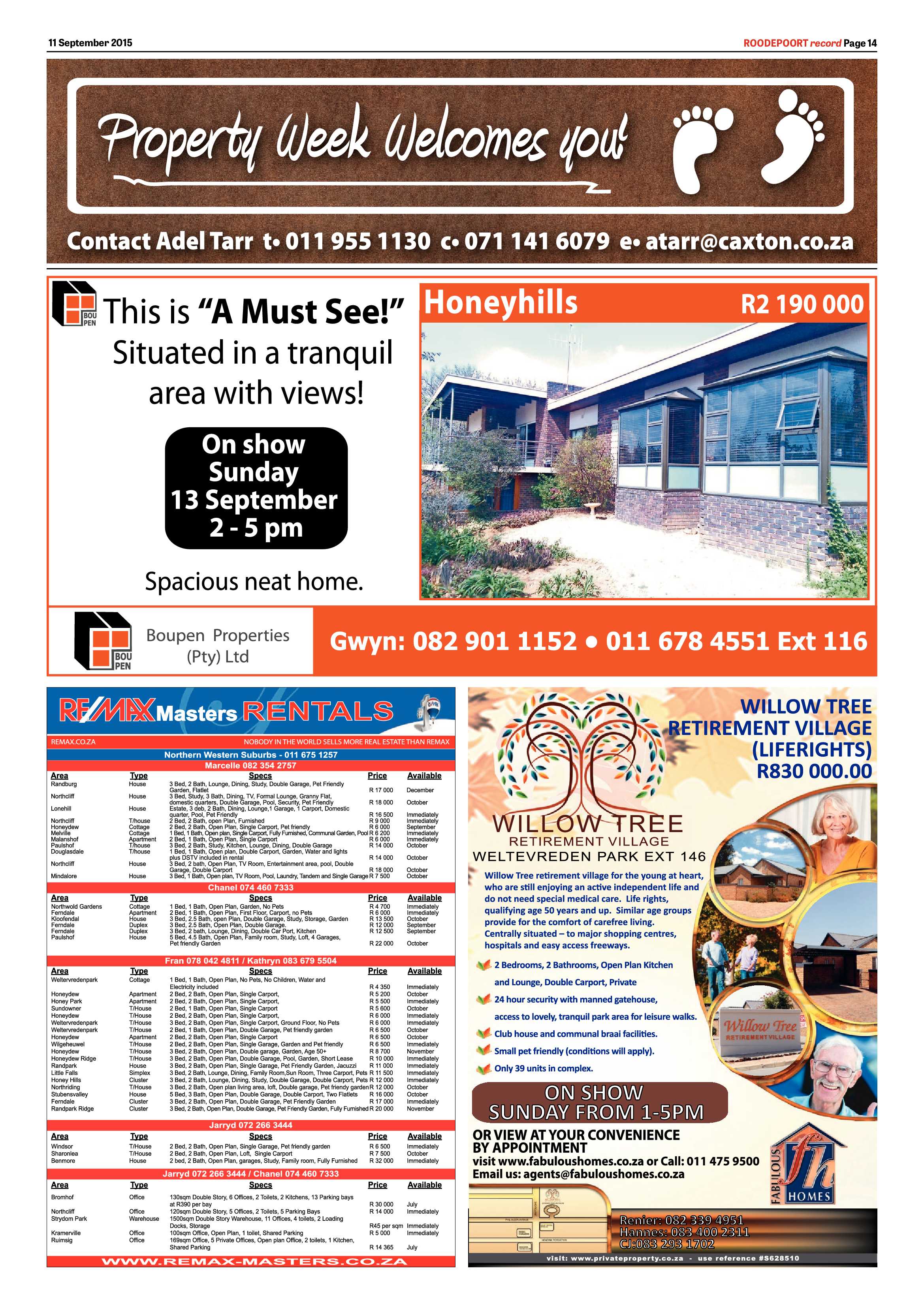 Roodepoort Record 11 September 2015 page 21