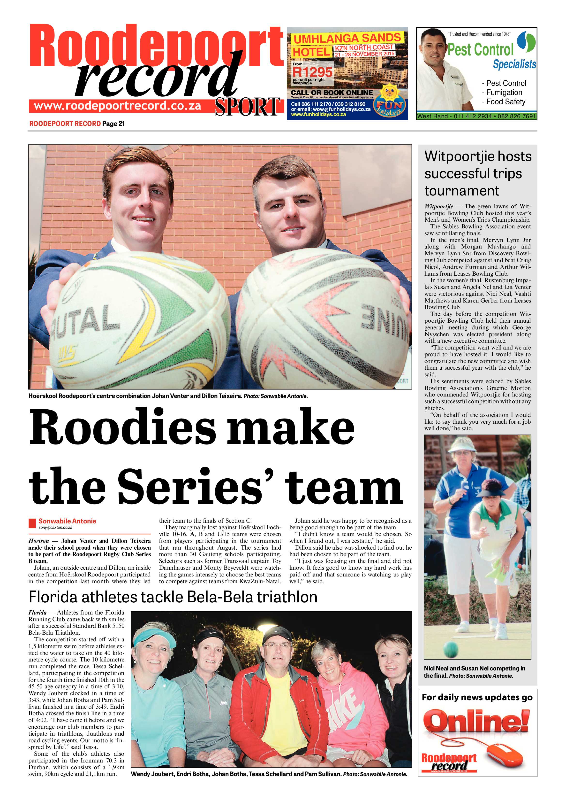 Roodepoort Record 11 September 2015 page 28