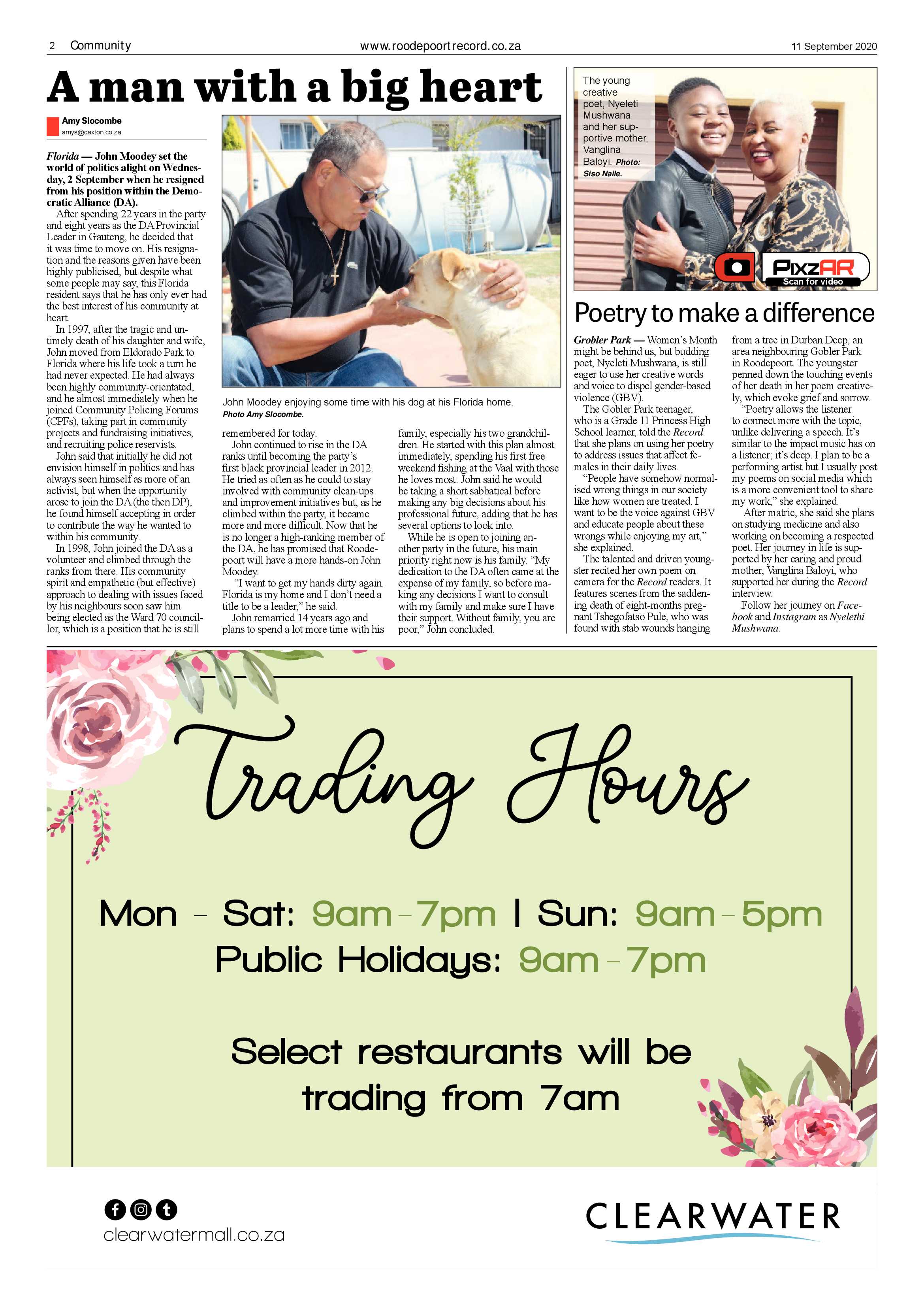 Roodepoort Record 11 September 2020 page 2