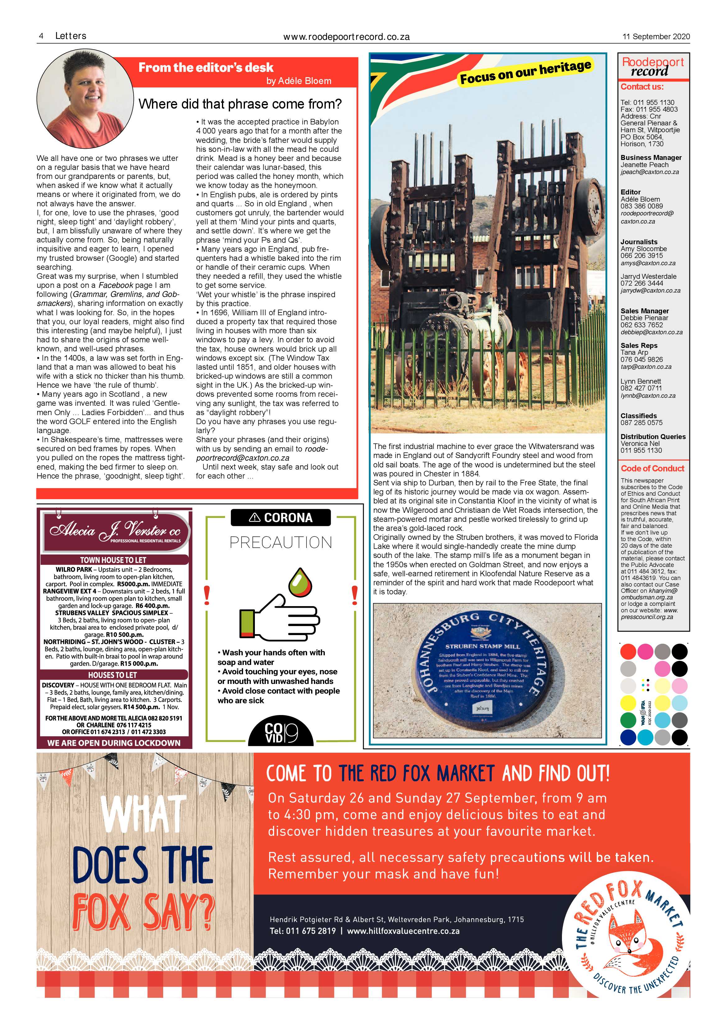 Roodepoort Record 11 September 2020 page 4
