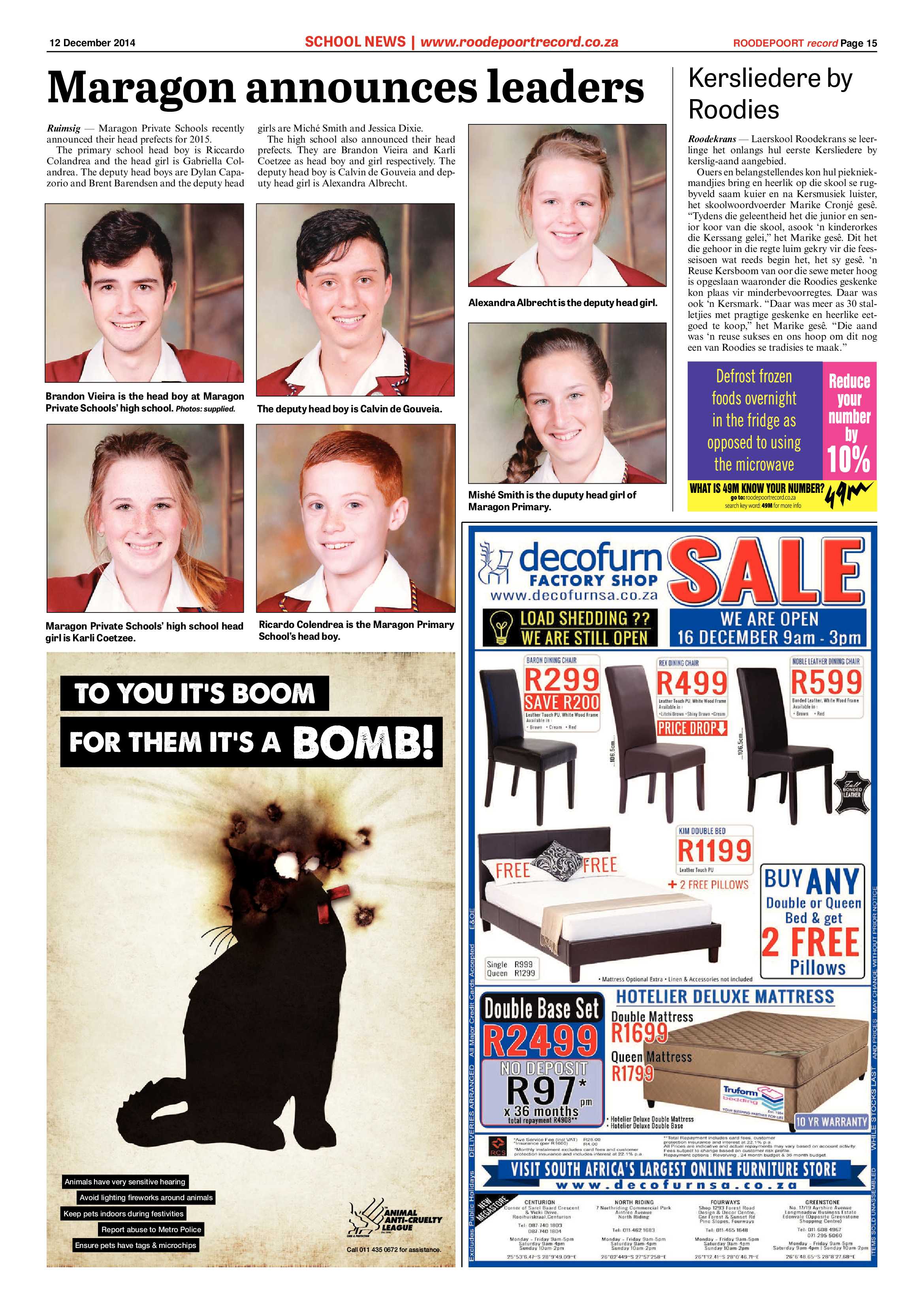 Roodepoort Record 12 December 2014 page 15