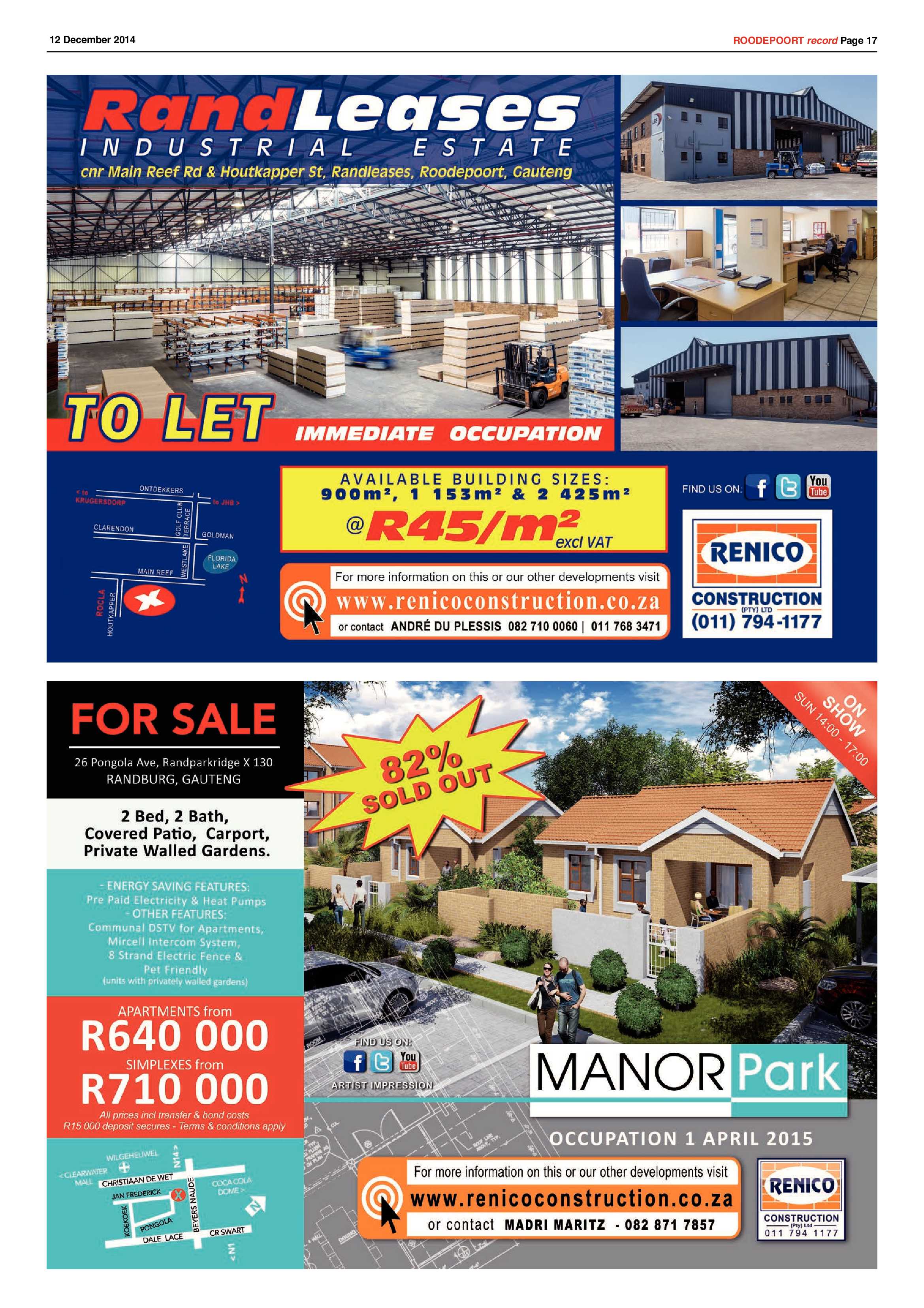Roodepoort Record 12 December 2014 page 17