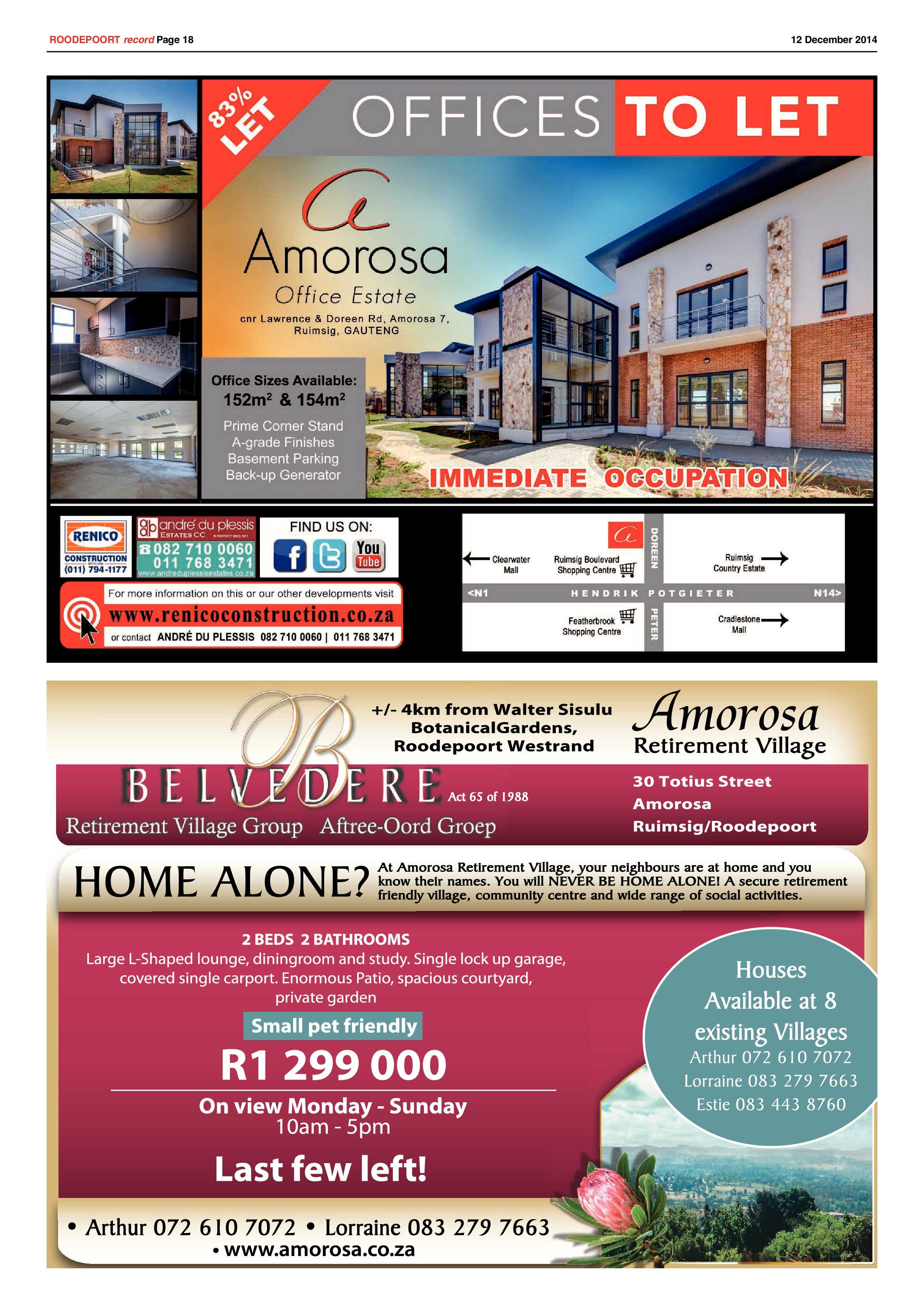 Roodepoort Record 12 December 2014 page 18