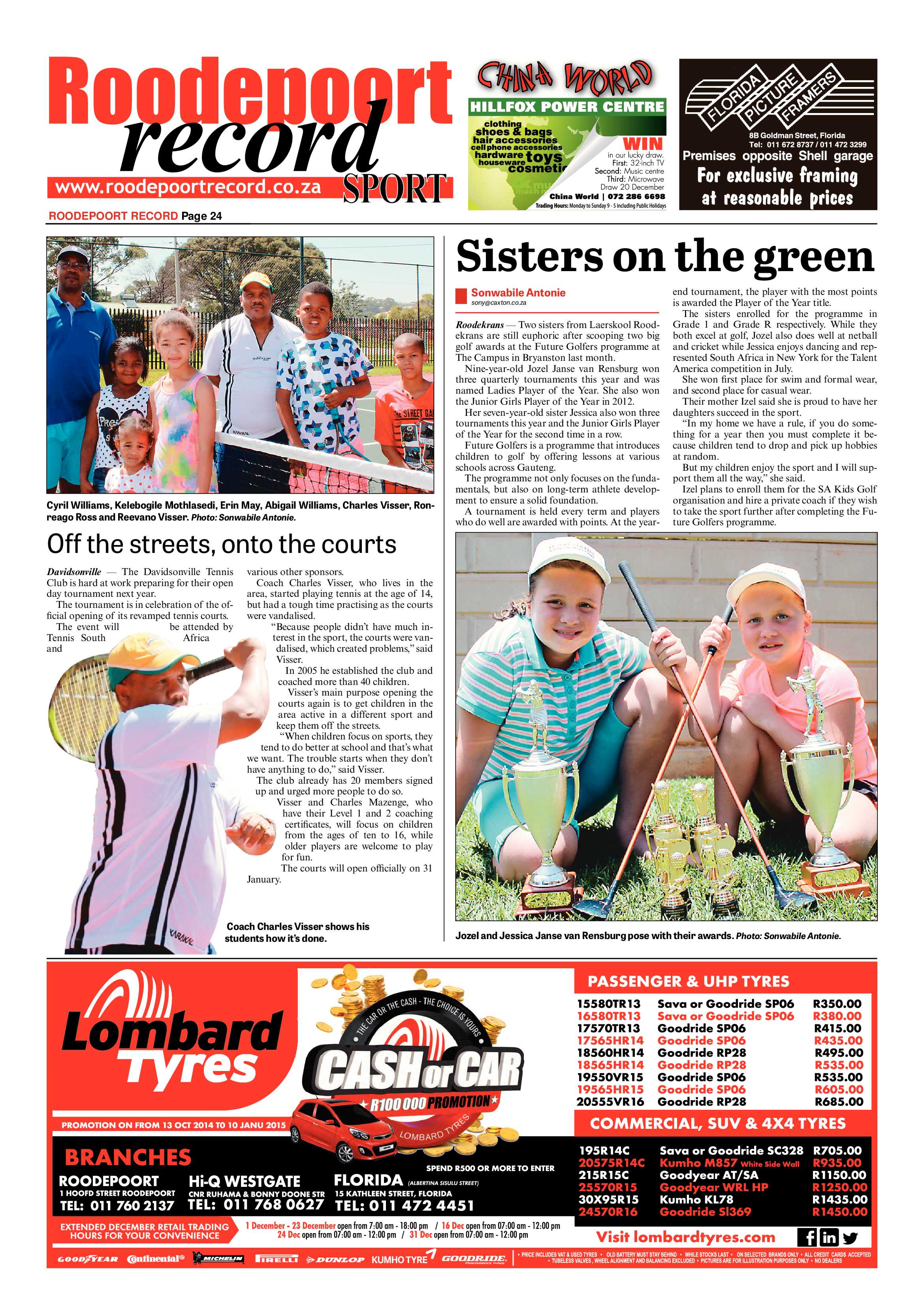 Roodepoort Record 12 December 2014 page 24