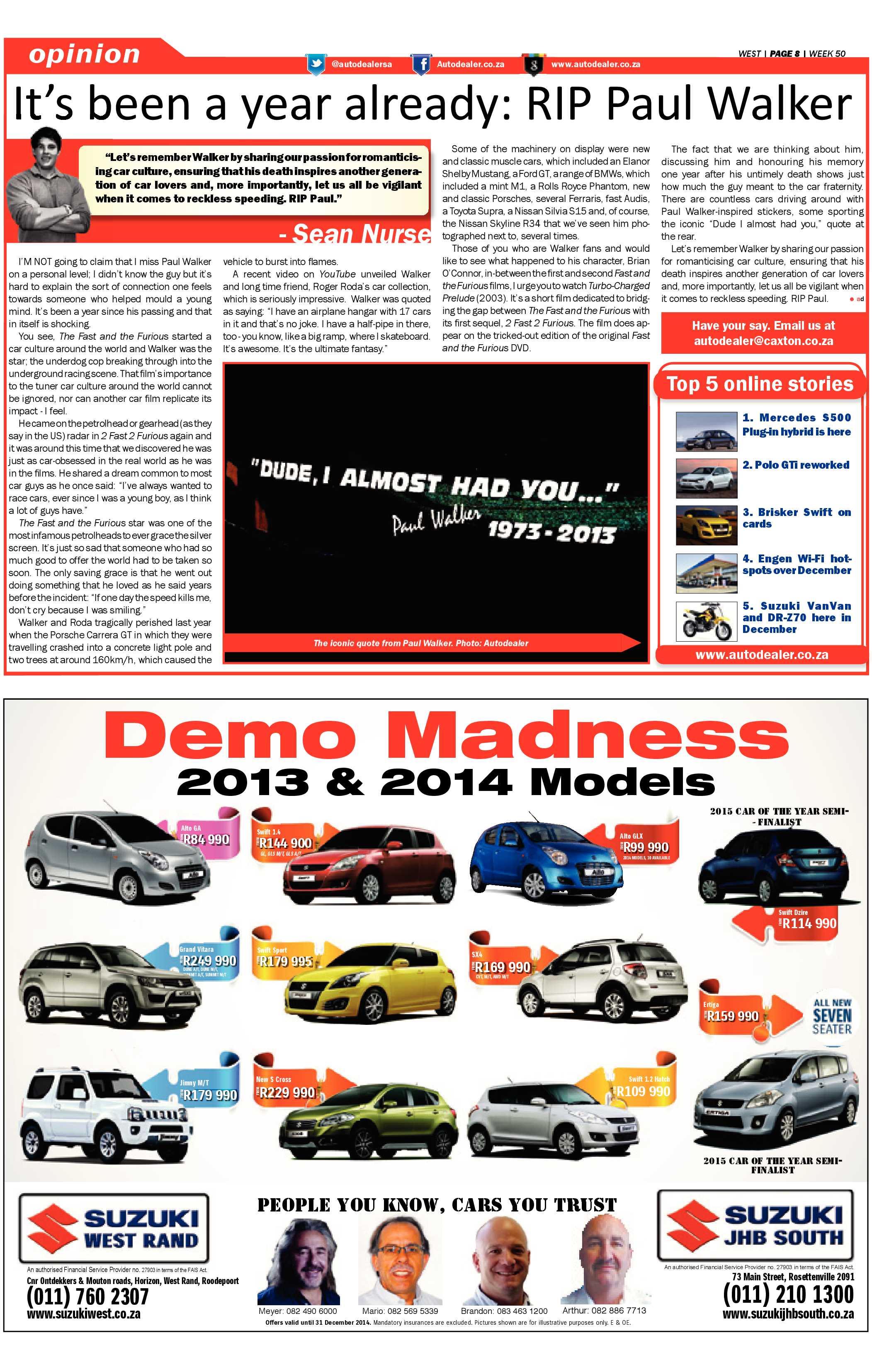 Roodepoort Record 12 December 2014 page 32