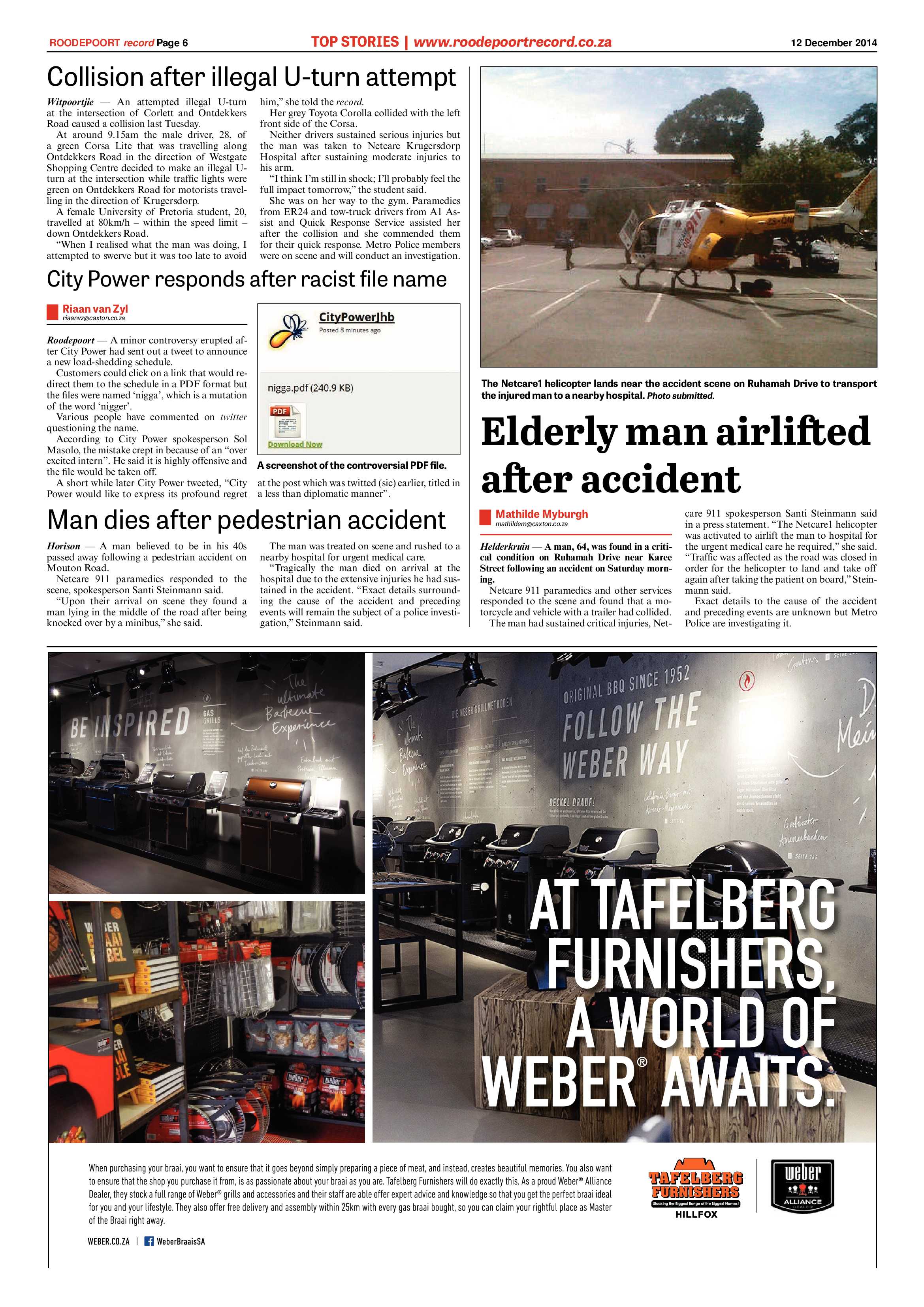 Roodepoort Record 12 December 2014 page 6