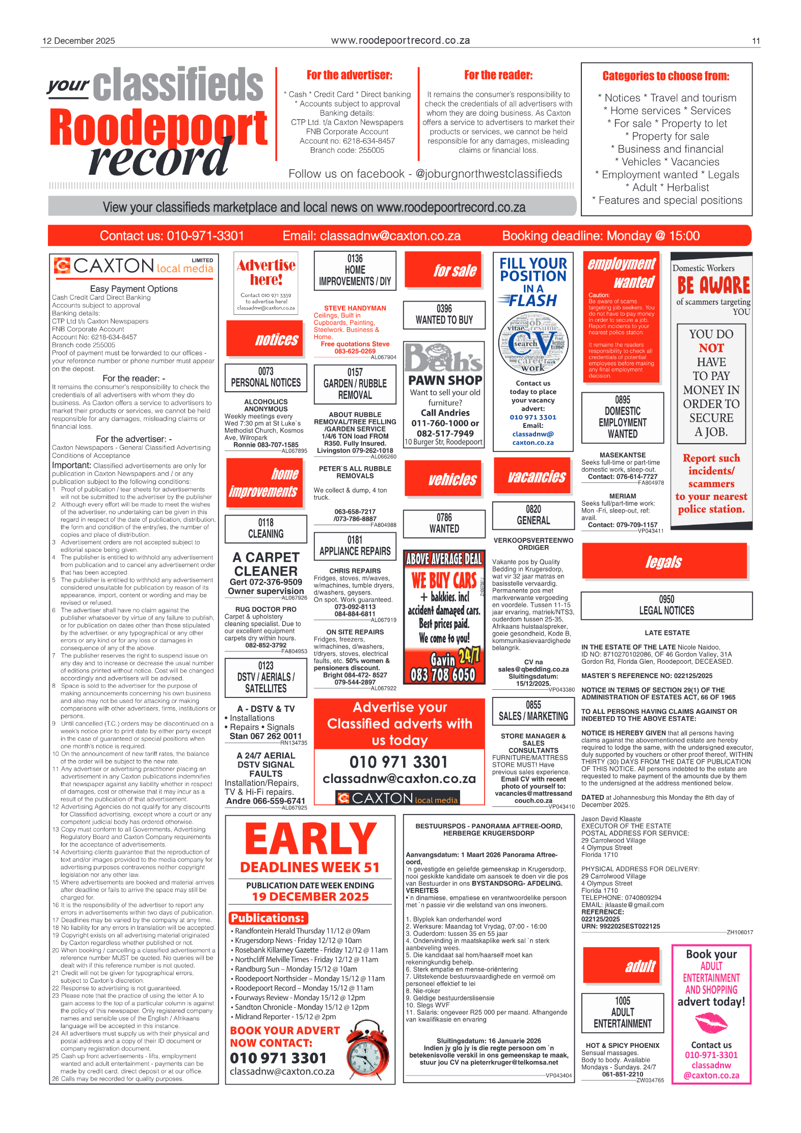 Roodepoort Record 12 December 2025 page 11