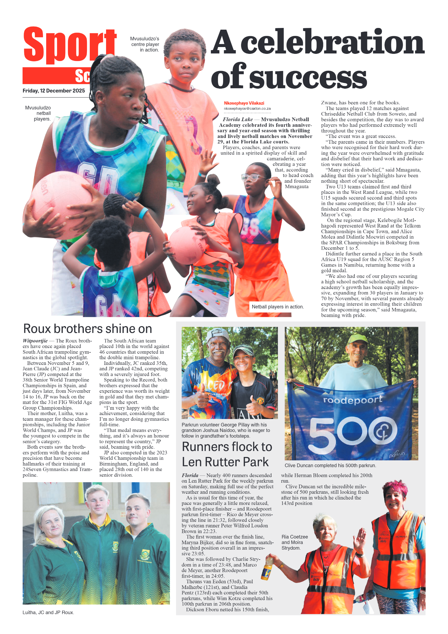 Roodepoort Record 12 December 2025 page 12