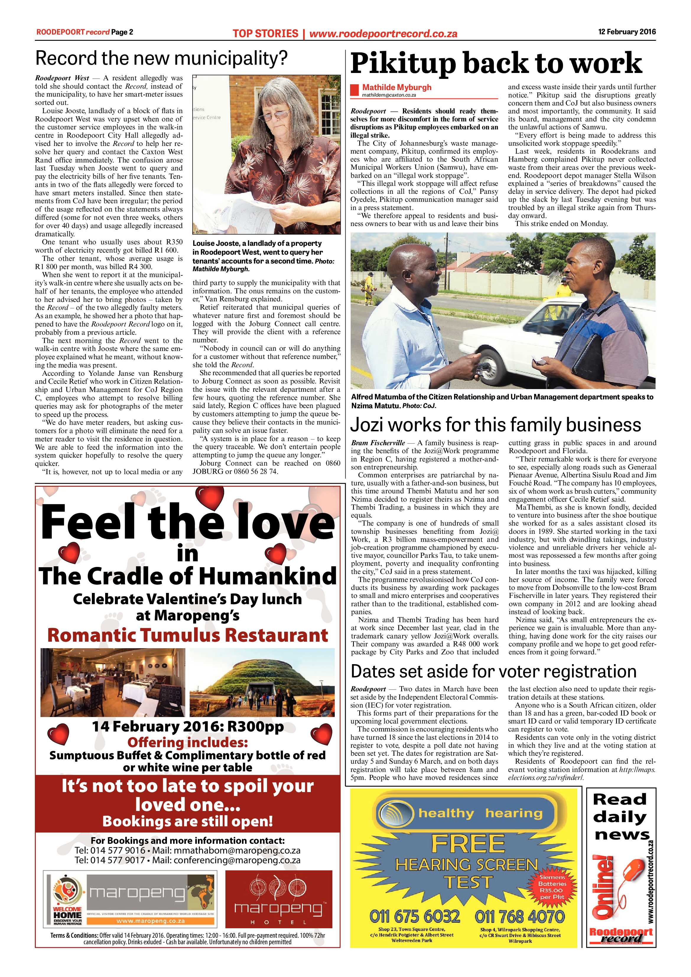 Roodepoort Record 12 February 2016 page 2