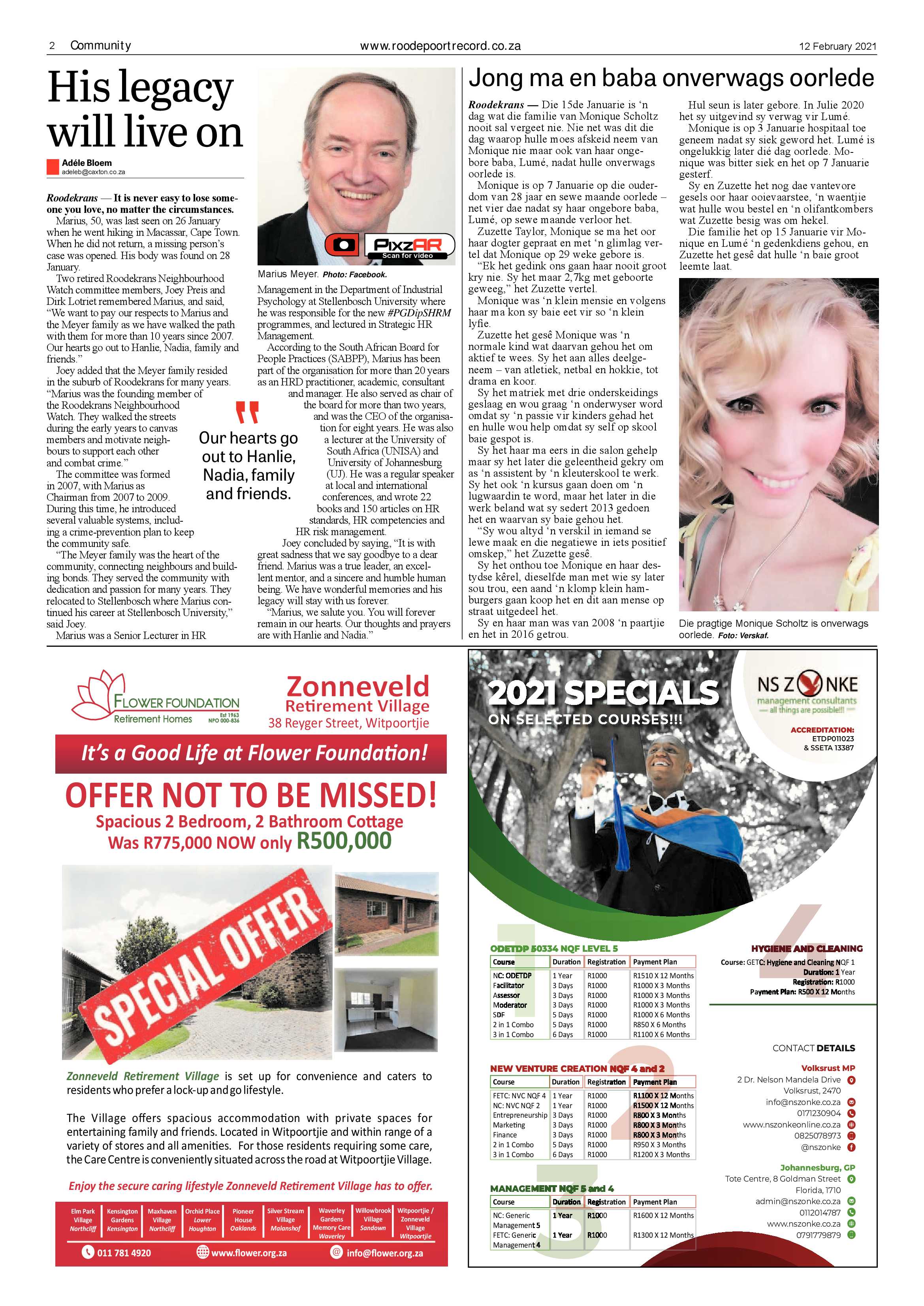 Roodepoort Record 12 February 2021 page 2