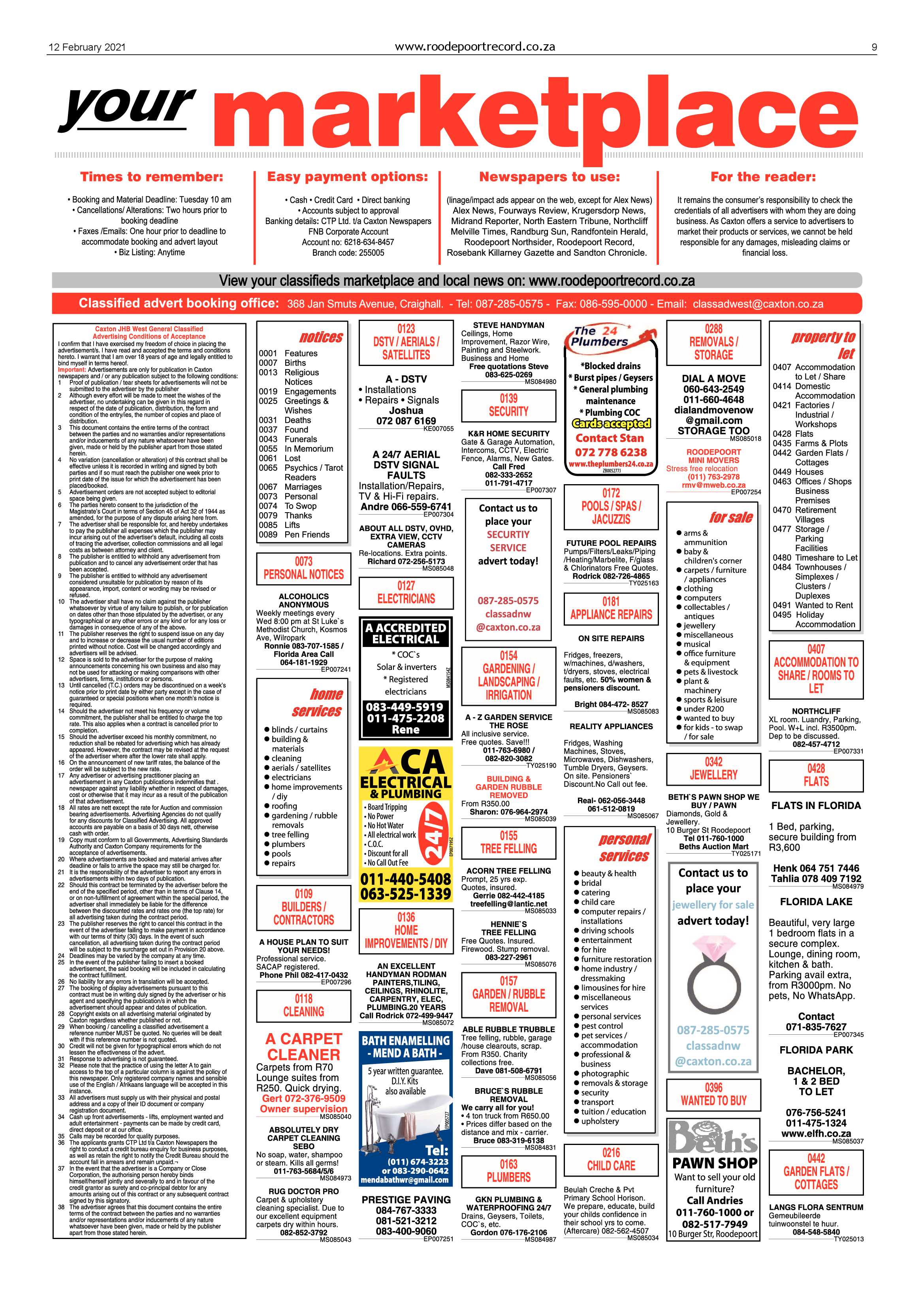 Roodepoort Record 12 February 2021 page 9