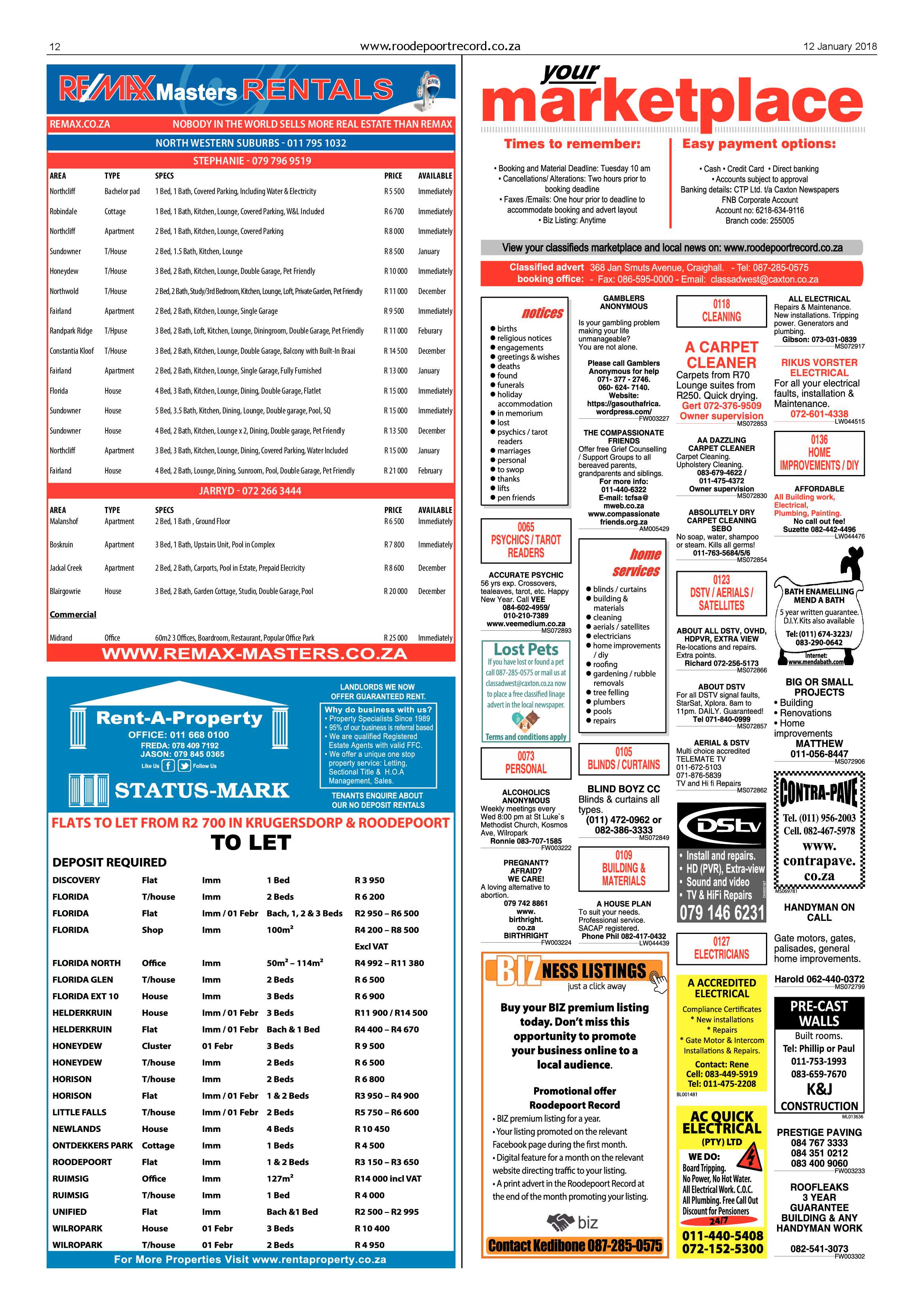 Roodepoort Record 12 January 2018 page 13