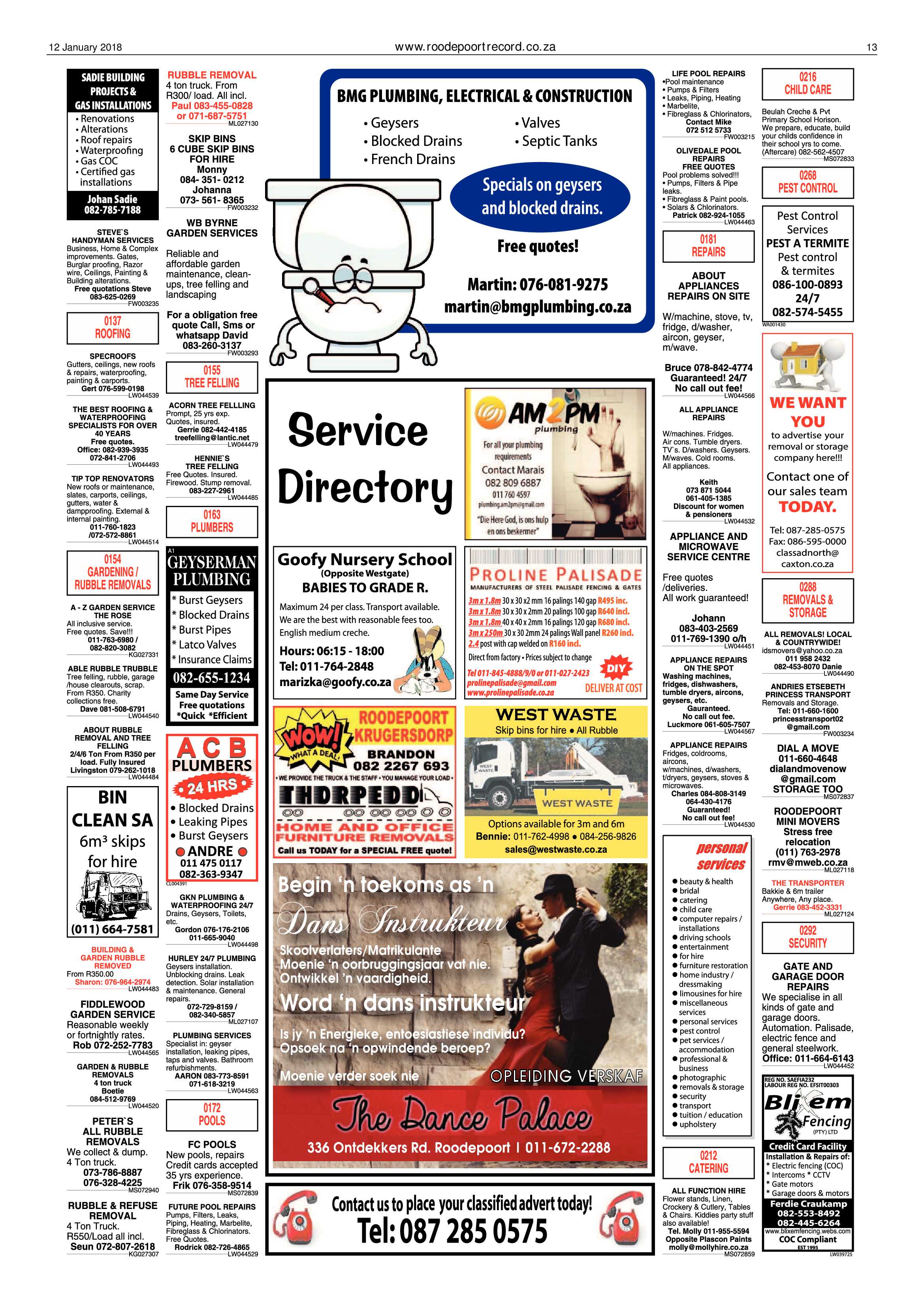 Roodepoort Record 12 January 2018 page 14