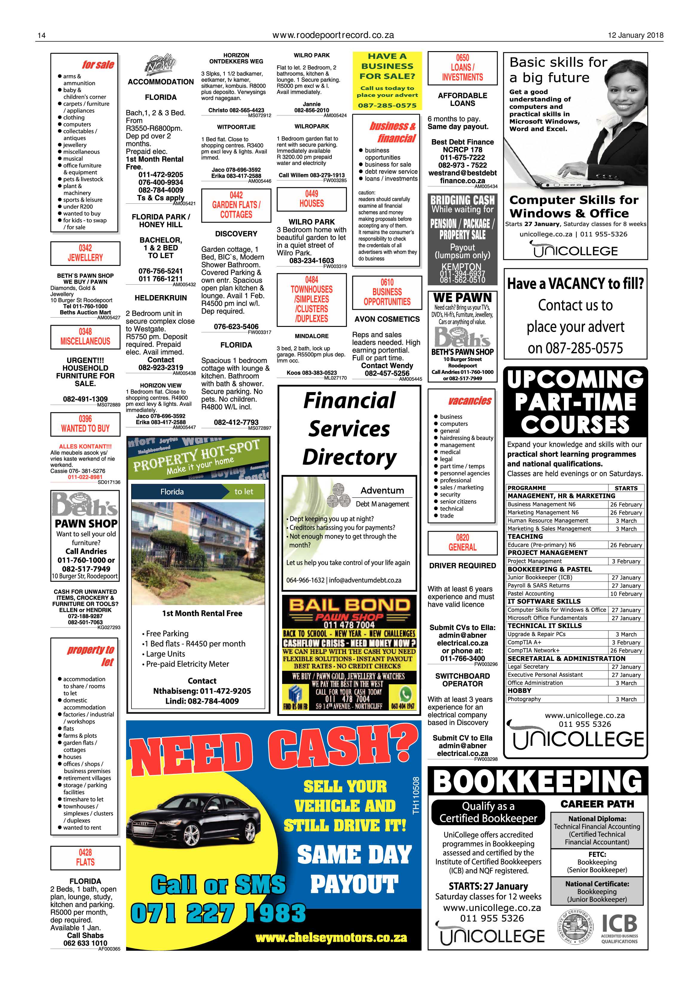 Roodepoort Record 12 January 2018 page 15